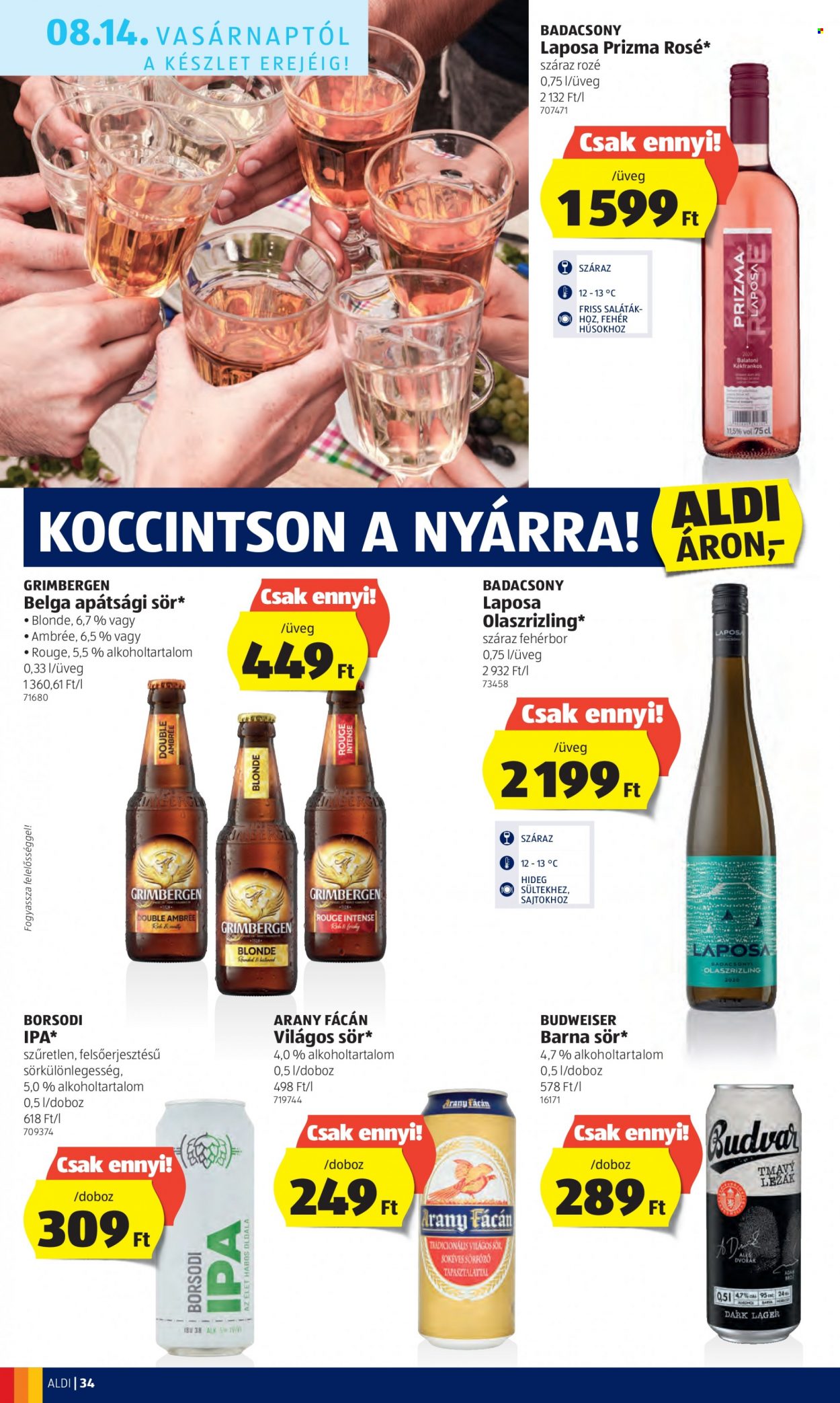 Aldi akciós újságok - 2022.08.11 - 2022.08.17. Oldal 34