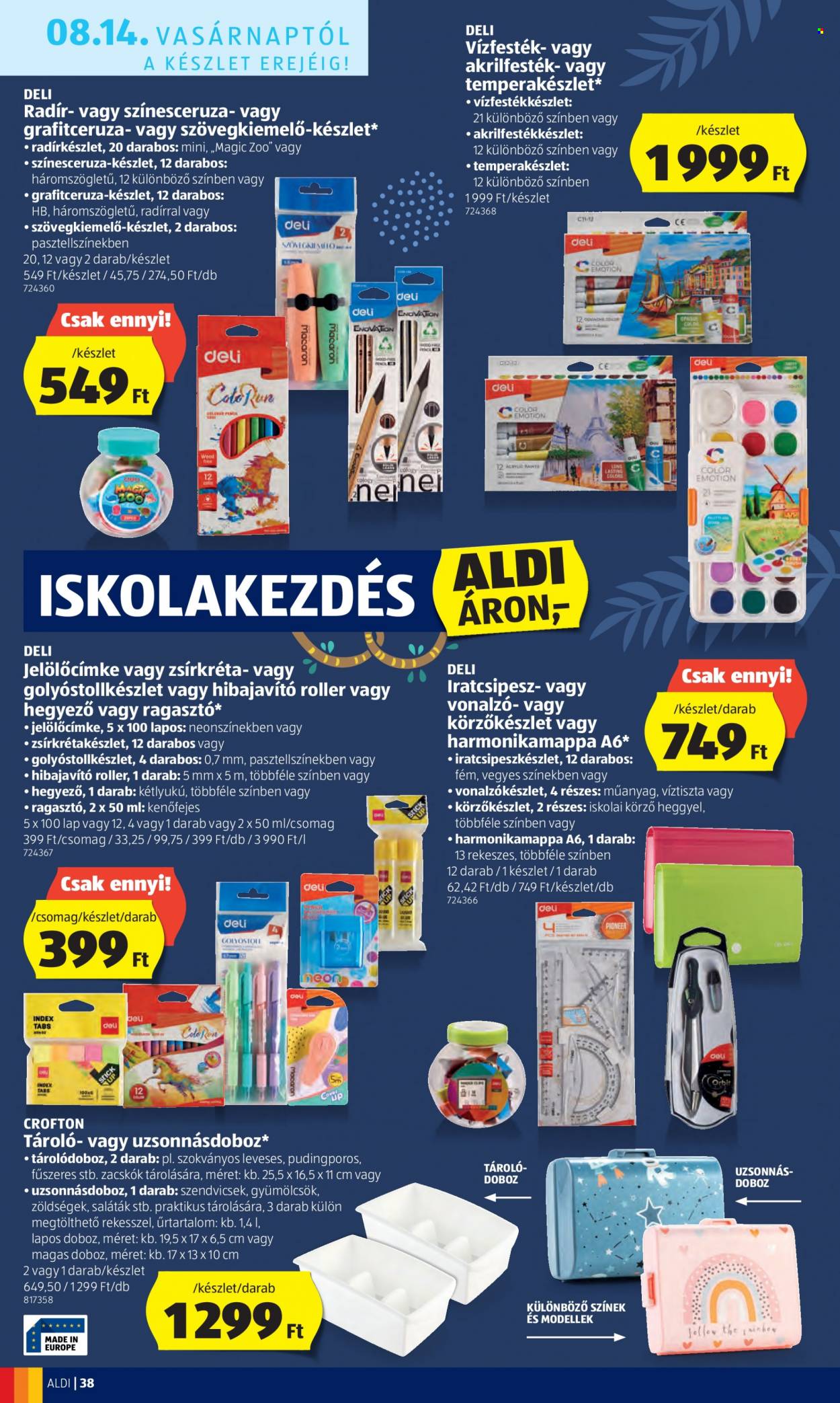 Aldi akciós újságok - 2022.08.11 - 2022.08.17. Oldal 38