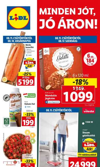 Újság Lidl - 2022.08.11 - 2022.08.17.