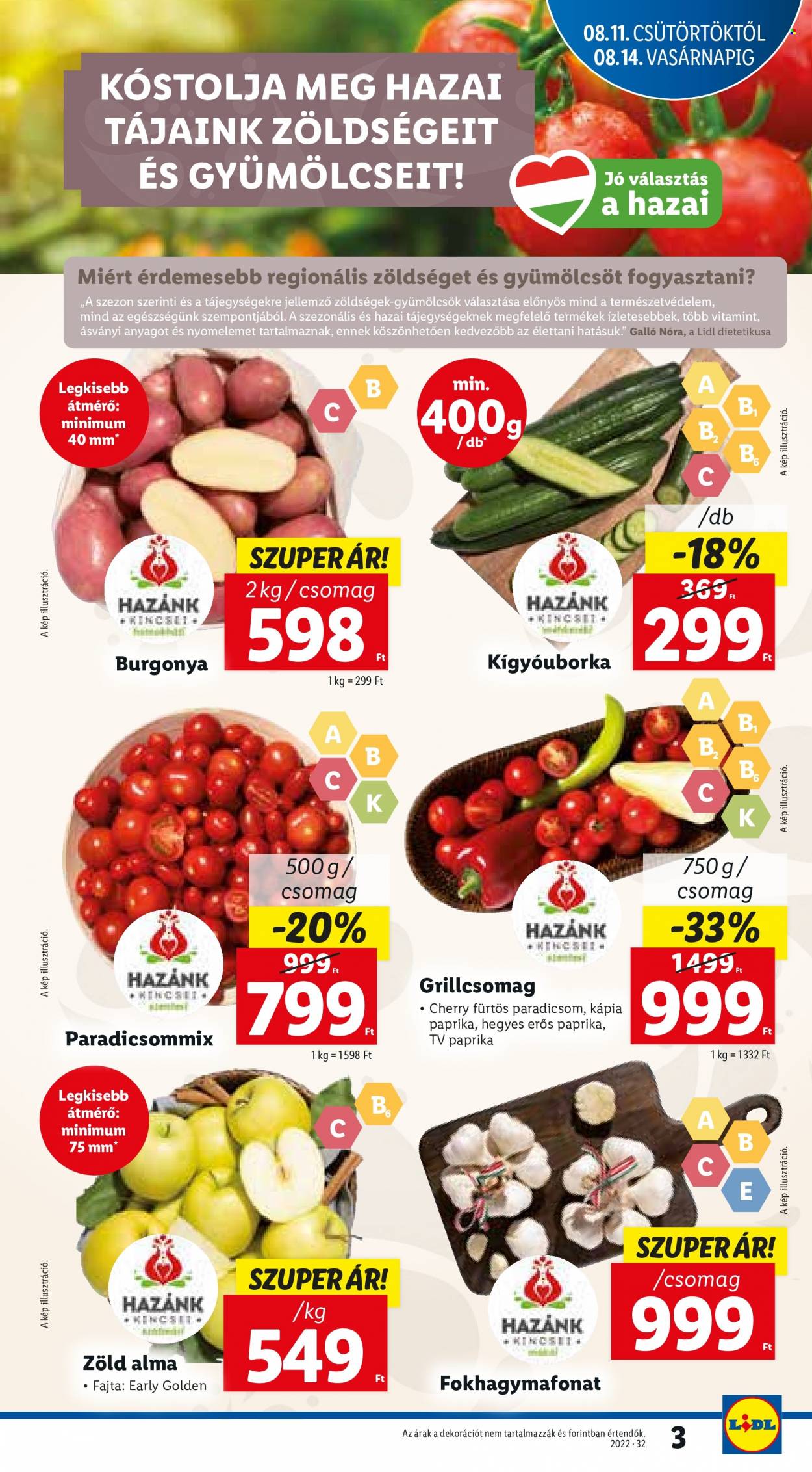 Lidl akciós újságok - 2022.08.11 - 2022.08.17. Oldal 3