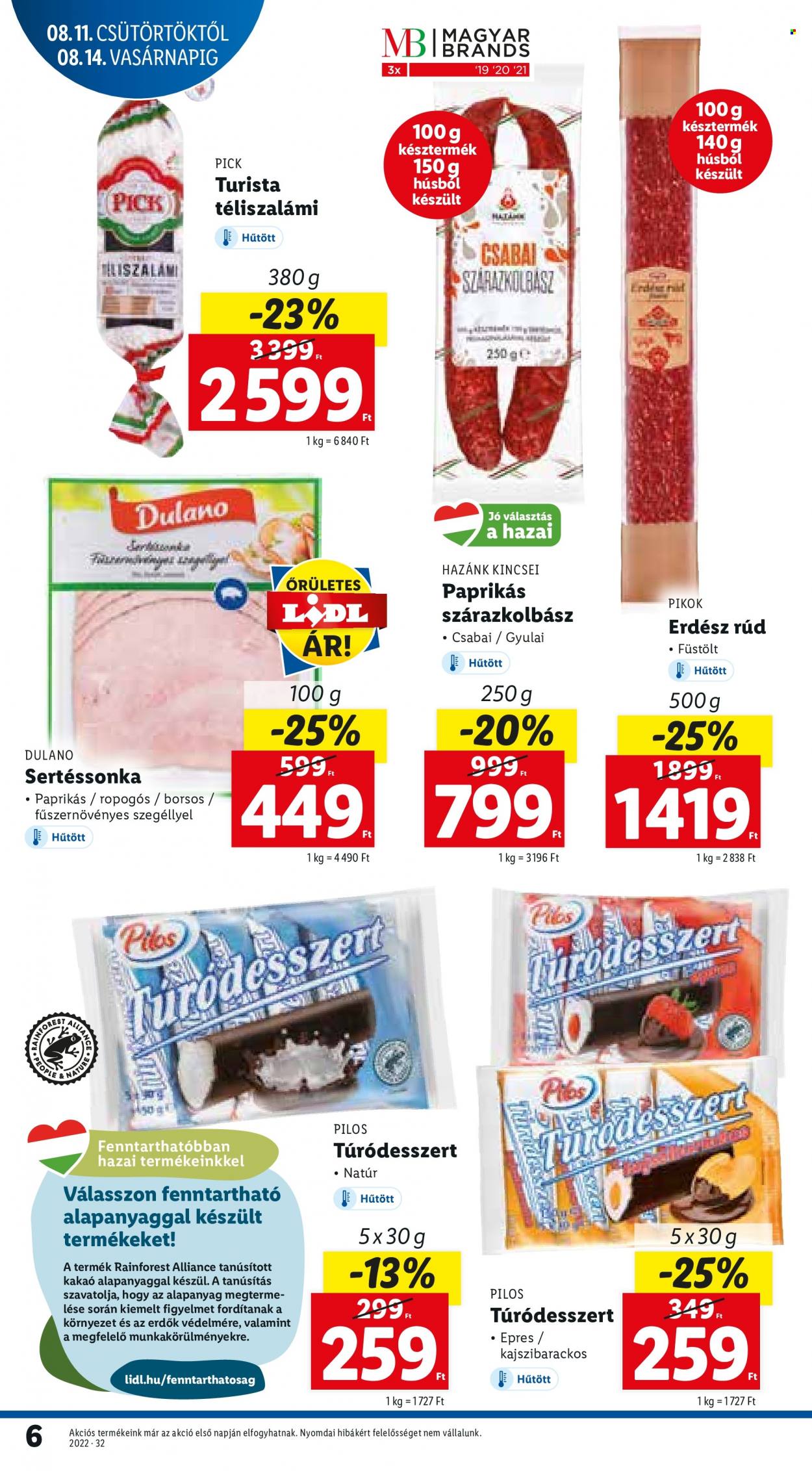 Lidl akciós újságok - 2022.08.11 - 2022.08.17. Oldal 6