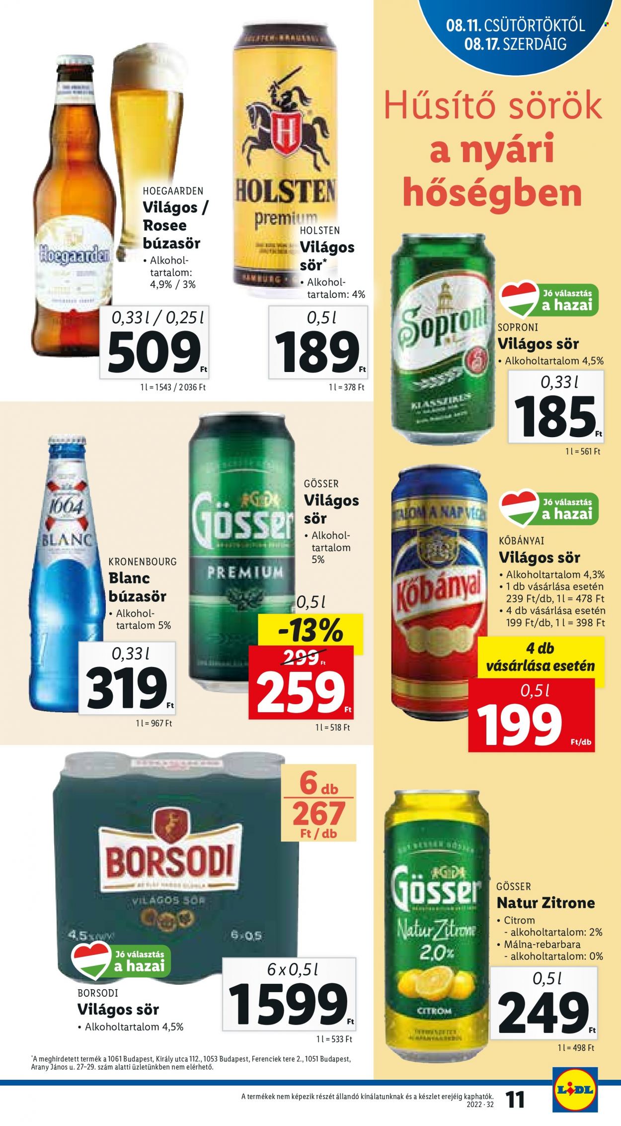 Lidl akciós újságok - 2022.08.11 - 2022.08.17. Oldal 11