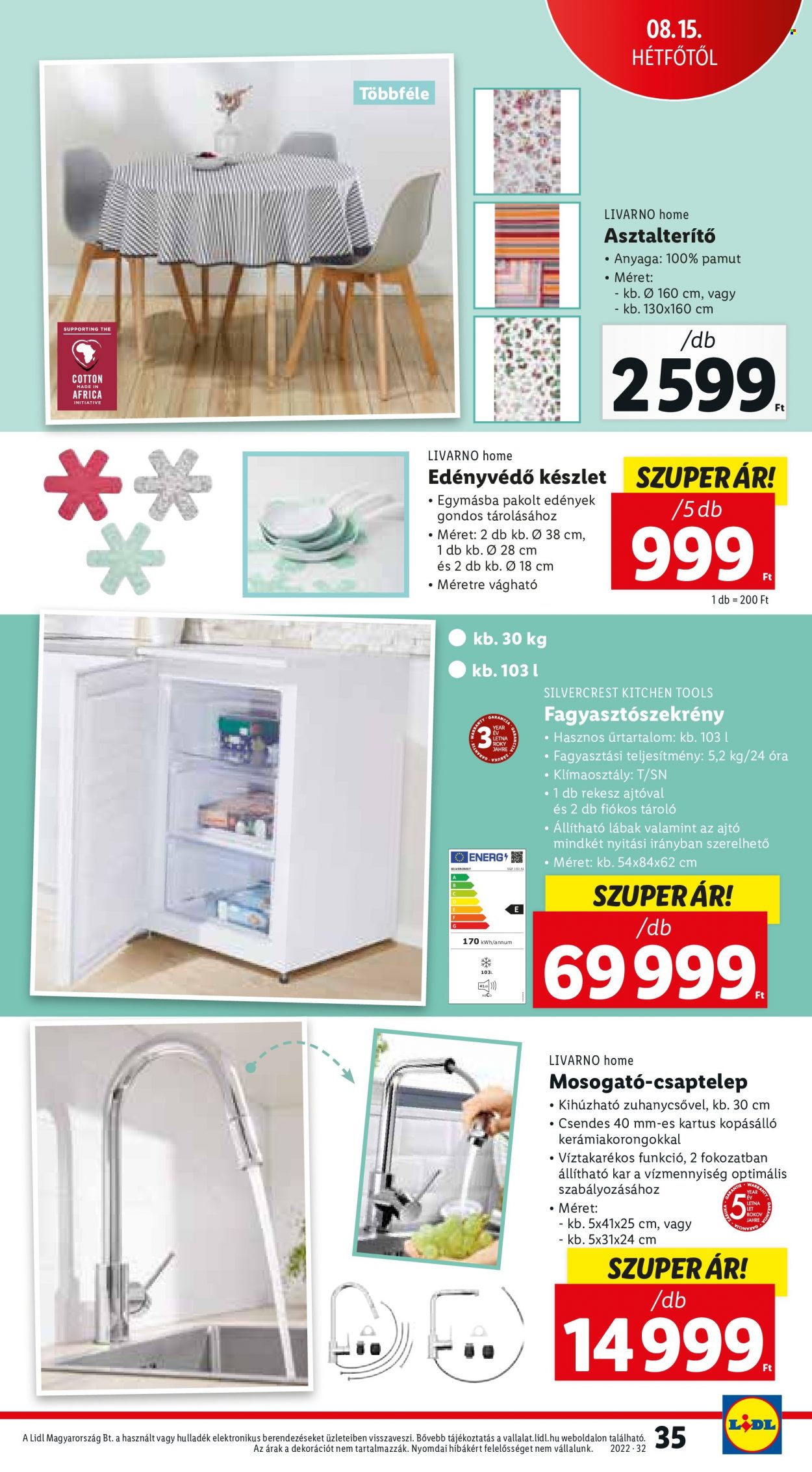 Lidl akciós újságok - 2022.08.11 - 2022.08.17. Oldal 35