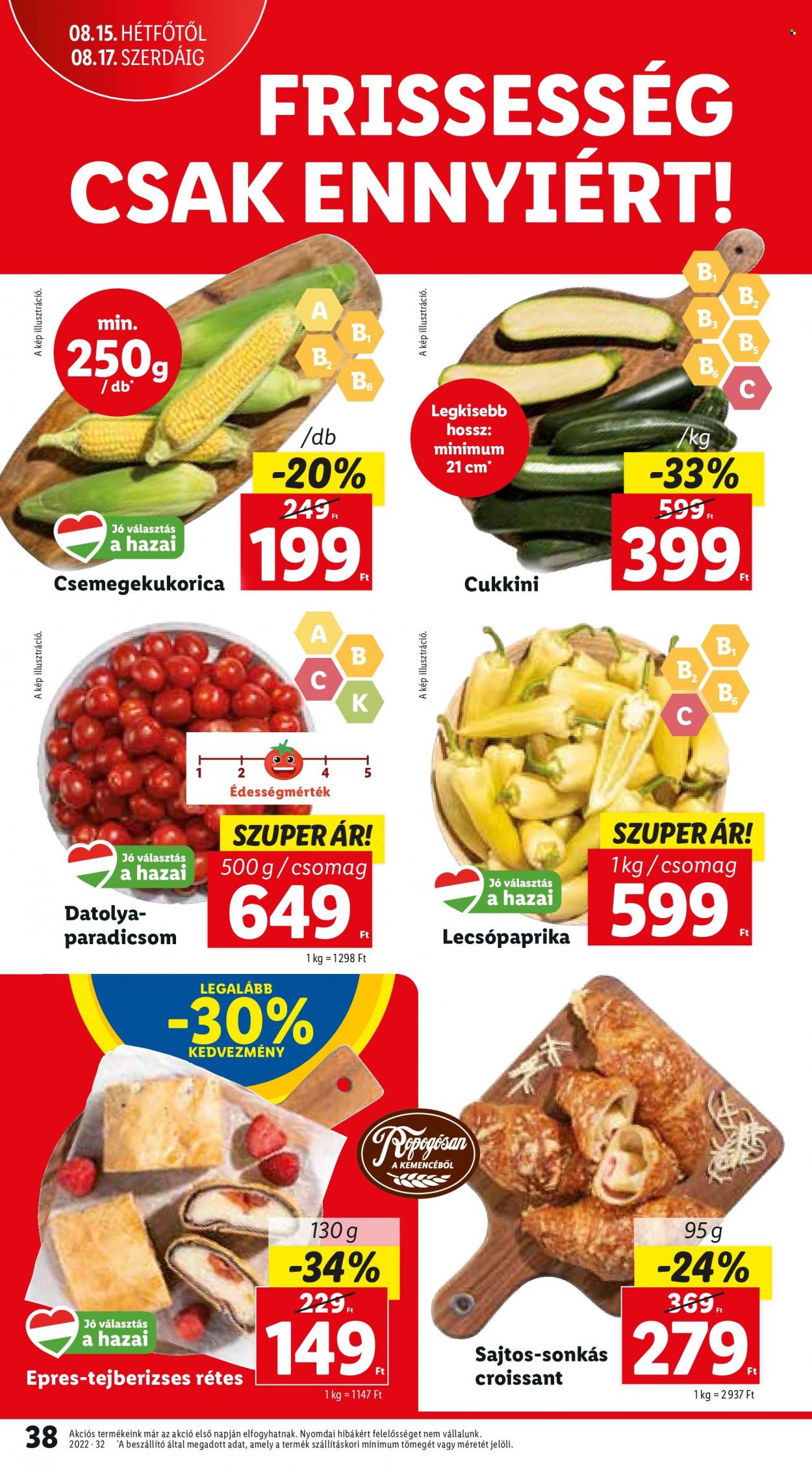 Lidl akciós újságok - 2022.08.11 - 2022.08.17. Oldal 38