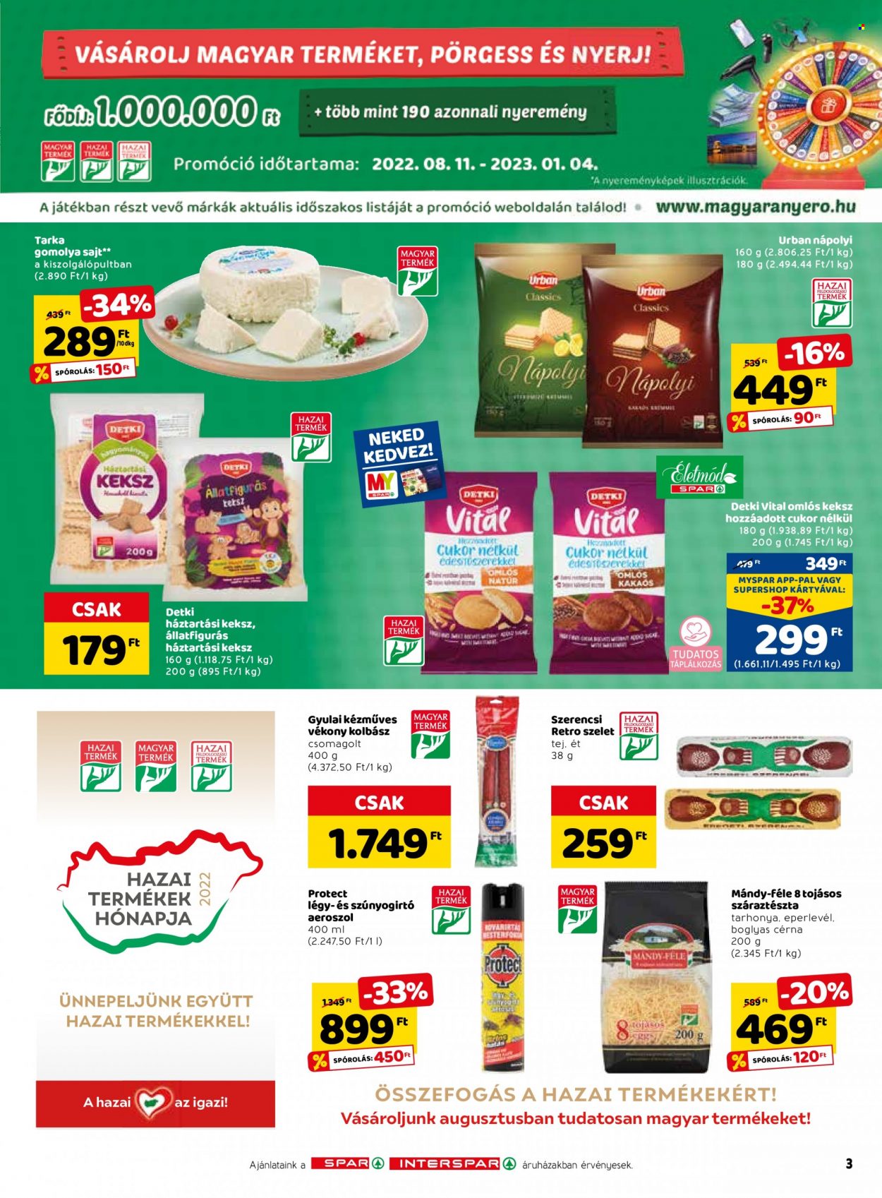 SPAR akciós újságok - 2022.08.11 - 2022.08.17. Oldal 3