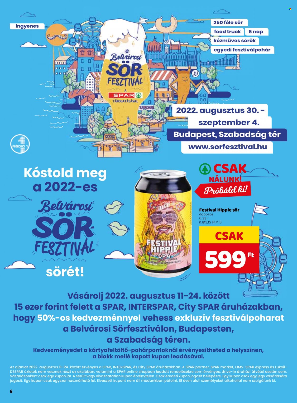 SPAR akciós újságok - 2022.08.11 - 2022.08.17. Oldal 6