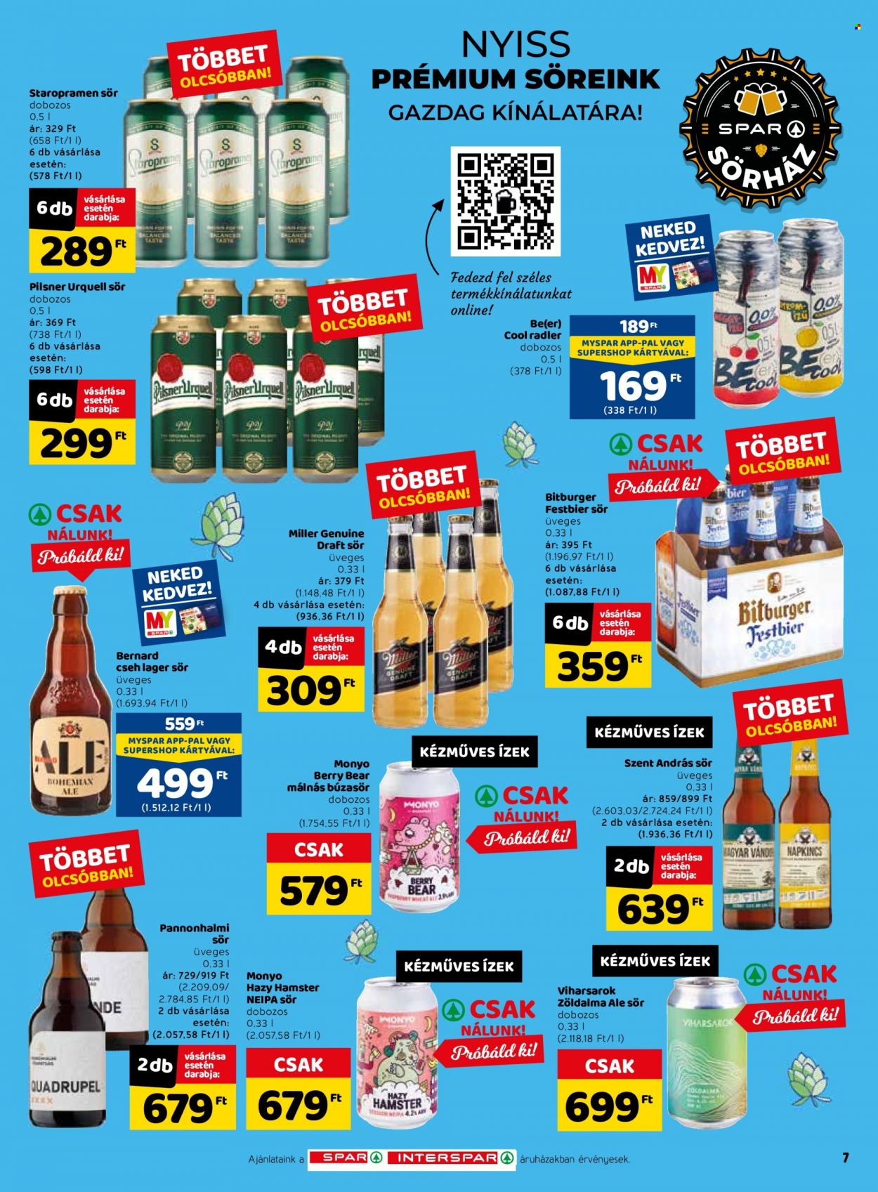 SPAR akciós újságok - 2022.08.11 - 2022.08.17. Oldal 7