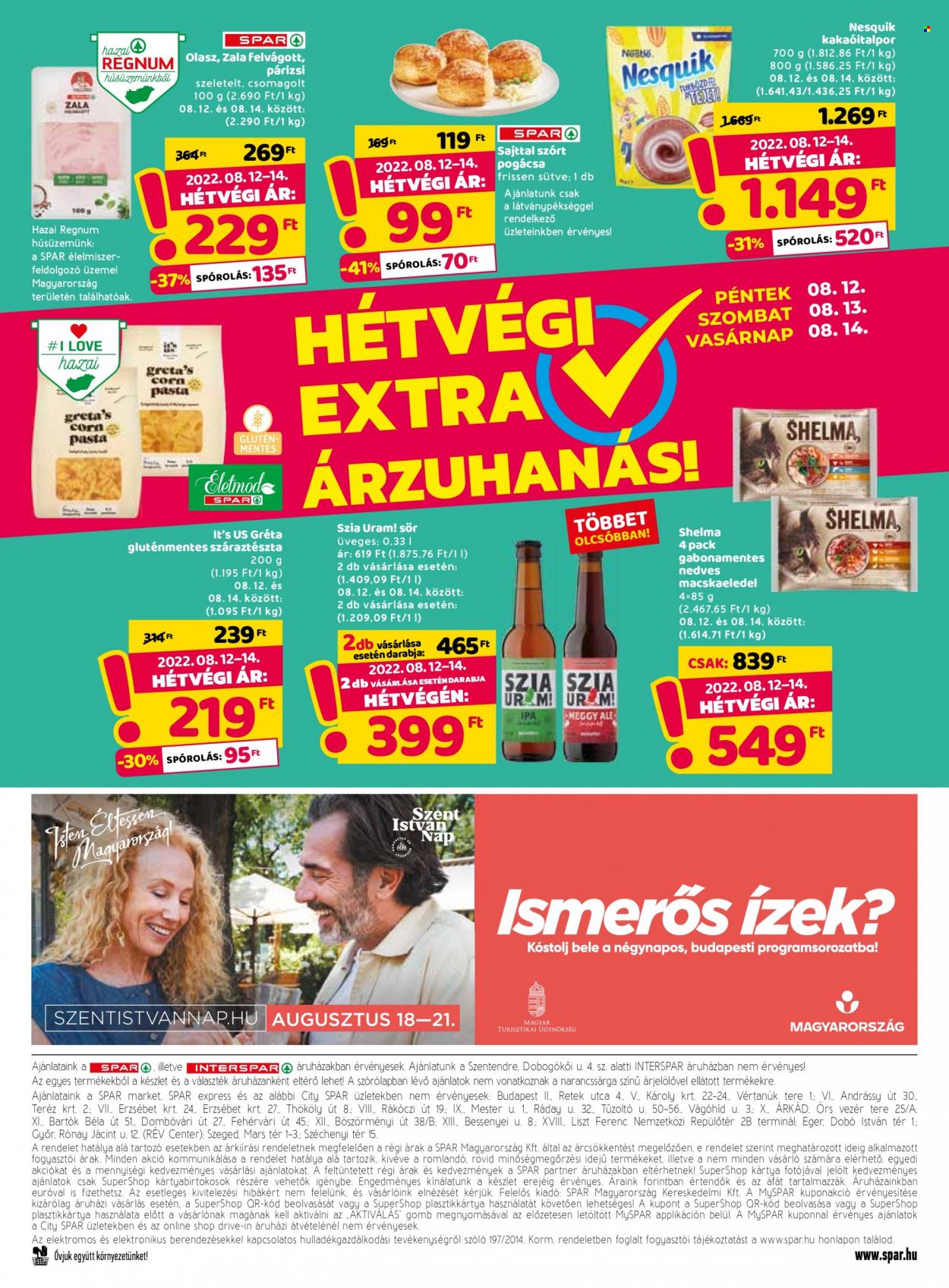 SPAR akciós újságok - 2022.08.11 - 2022.08.17. Oldal 30