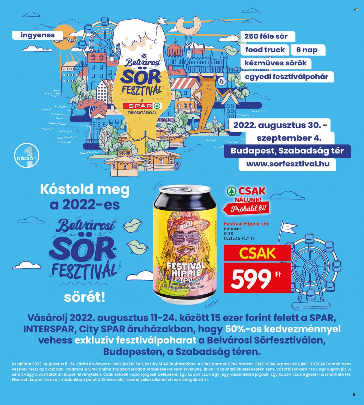 INTERSPAR akciós újságok - 2022.08.11 - 2022.08.17. Oldal 5