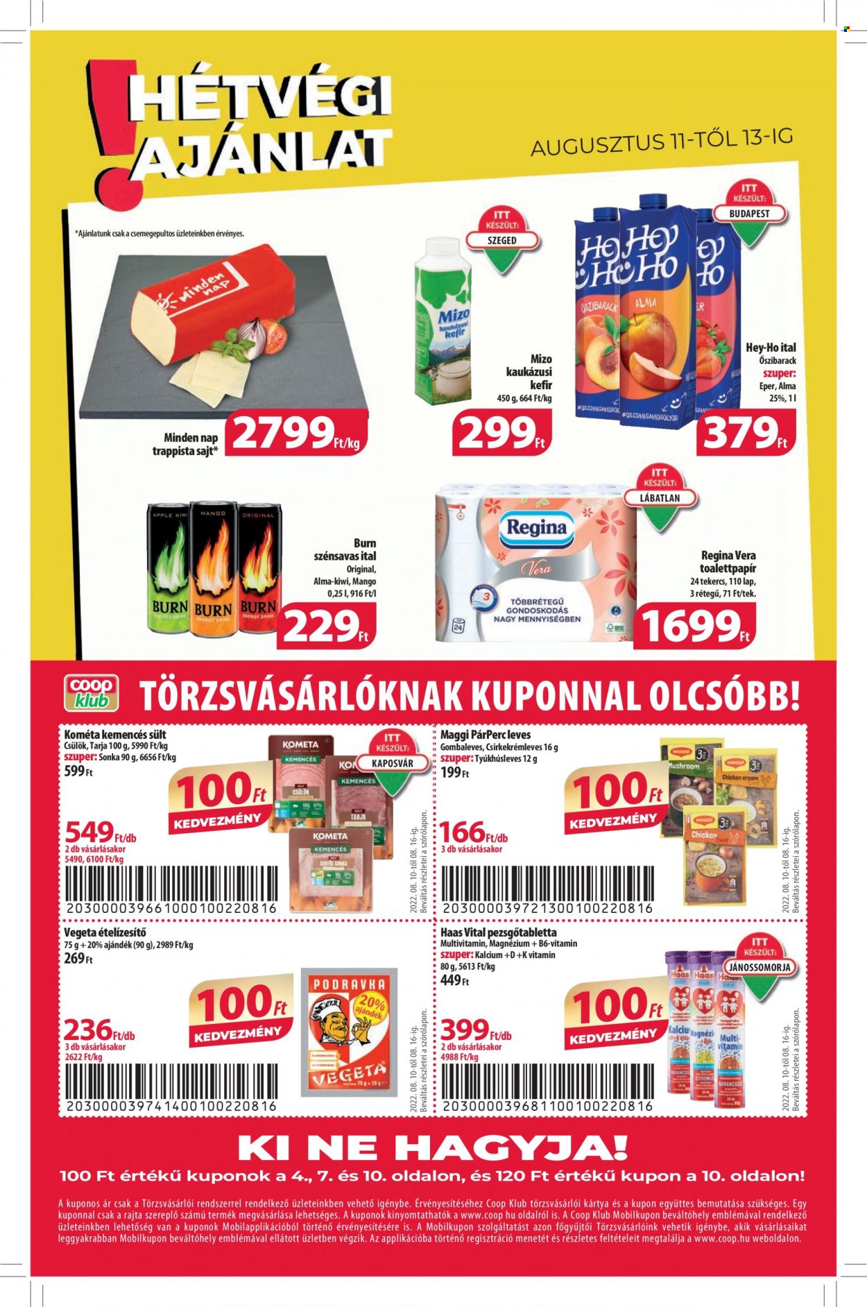 Coop akciós újságok - 2022.08.10 - 2022.08.16. Oldal 12