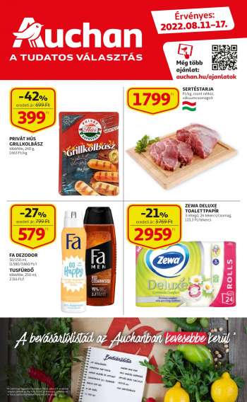 Újság Auchan - 2022.08.11 - 2022.08.17.