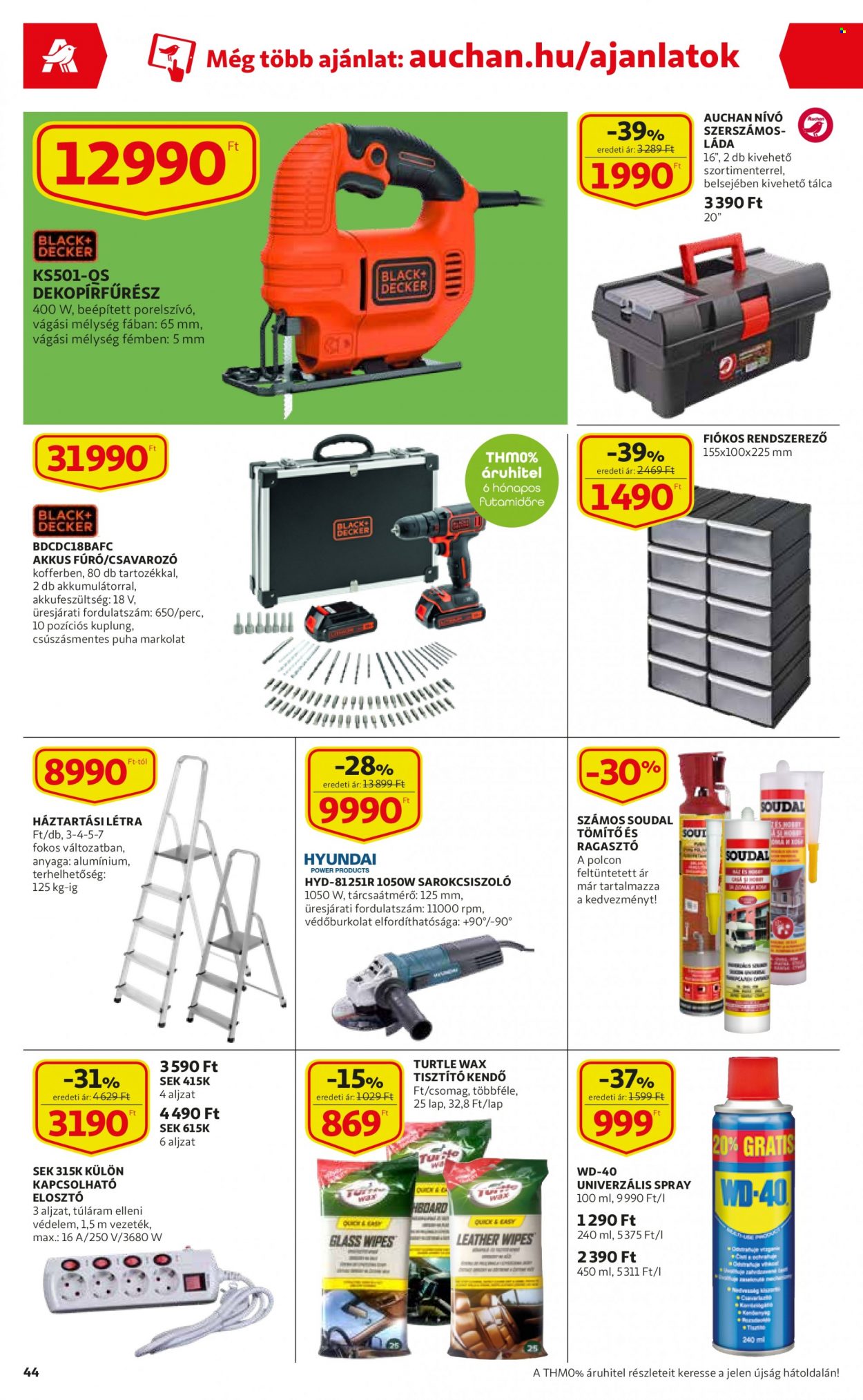 Auchan akciós újságok - 2022.08.11 - 2022.08.17. Oldal 44