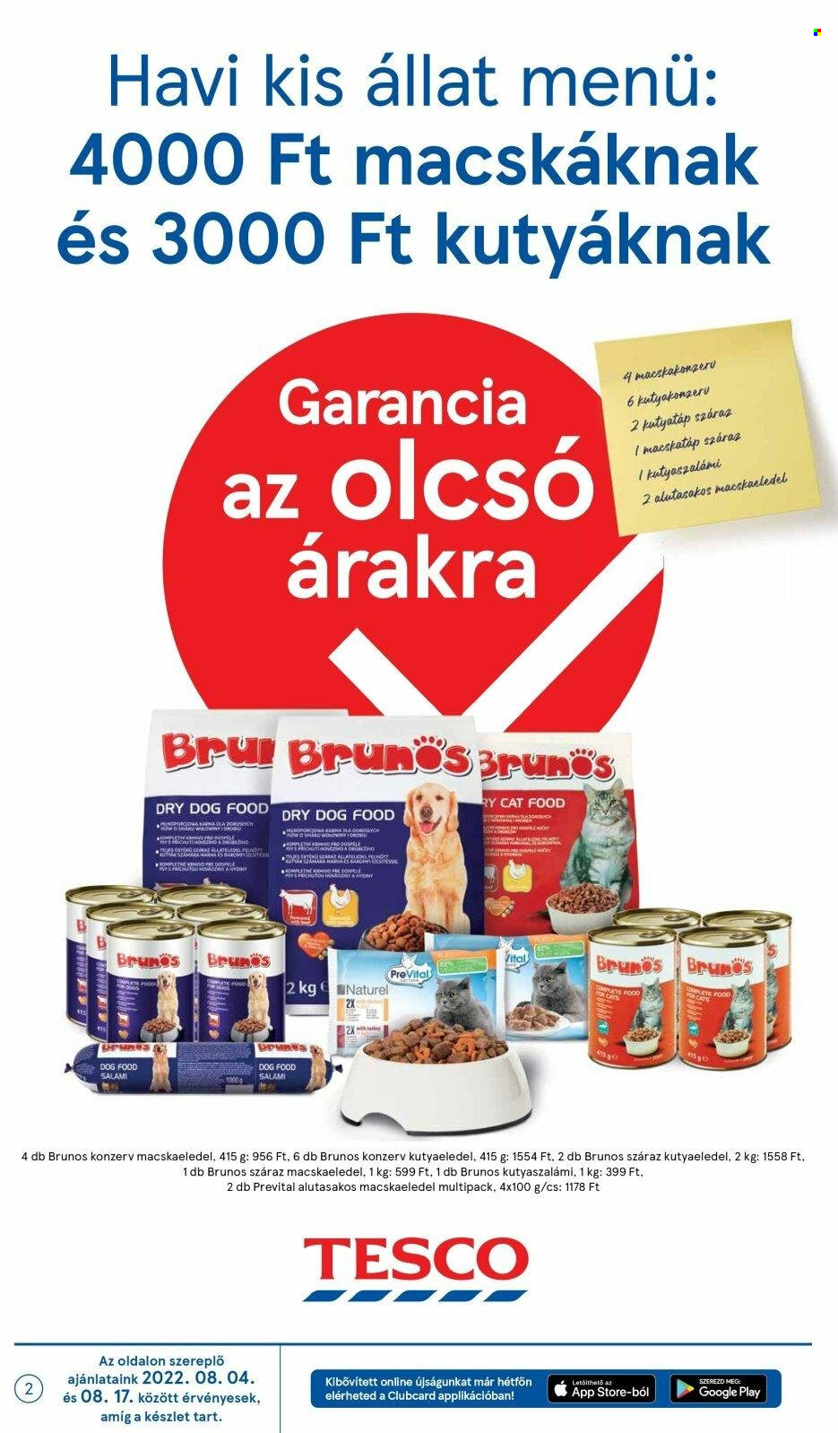 TESCO akciós újságok - 2022.08.11 - 2022.08.17. Oldal 2