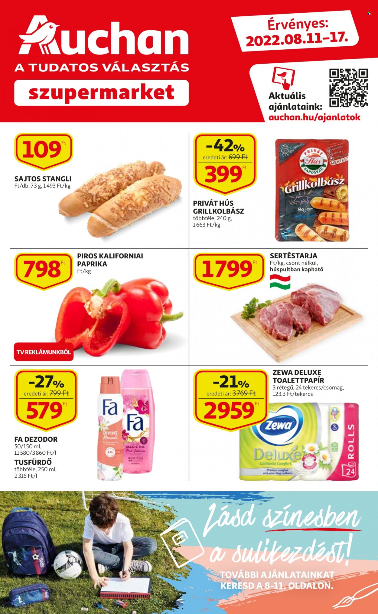 Auchan akciós újságok - 2022.08.11 - 2022.08.17. Oldal 1