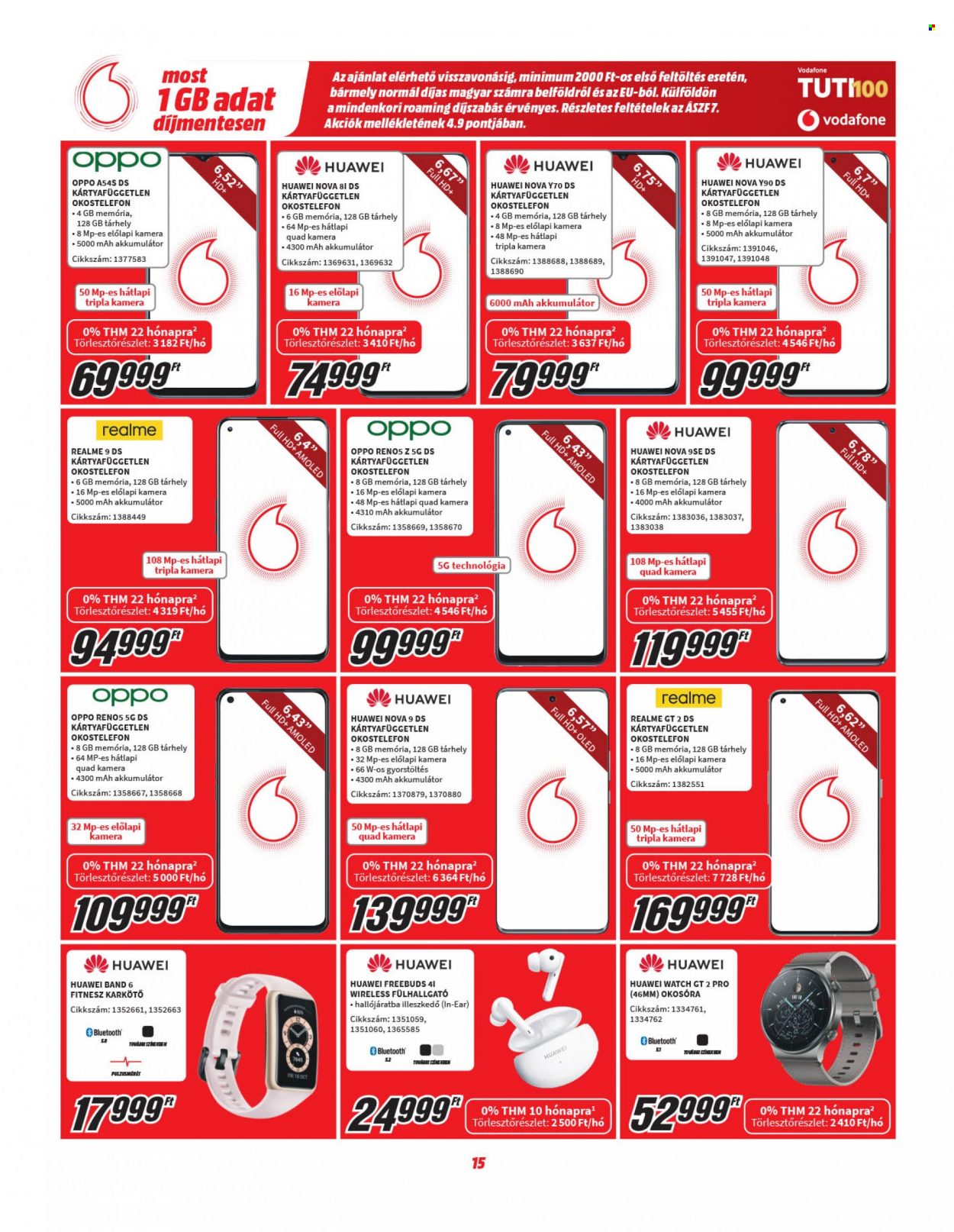 MediaMarkt akciós újságok - 2022.08.10 - 2022.08.21. Oldal 15