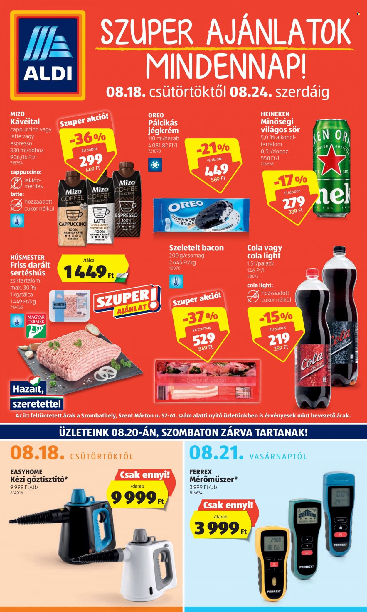 Aldi akciós újságok - 2022.08.18 - 2022.08.24. Oldal 1