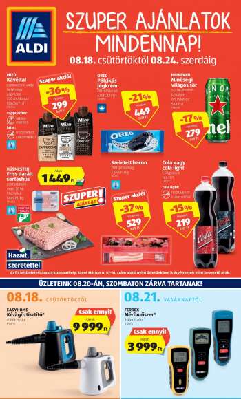 Újság Aldi - 2022.08.18 - 2022.08.24.