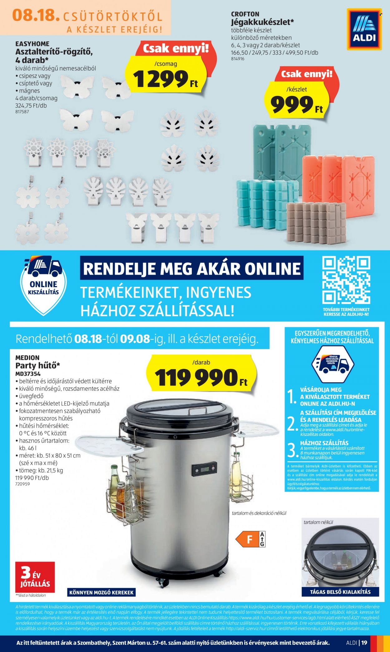 Aldi akciós újságok - 2022.08.18 - 2022.08.24. Oldal 19