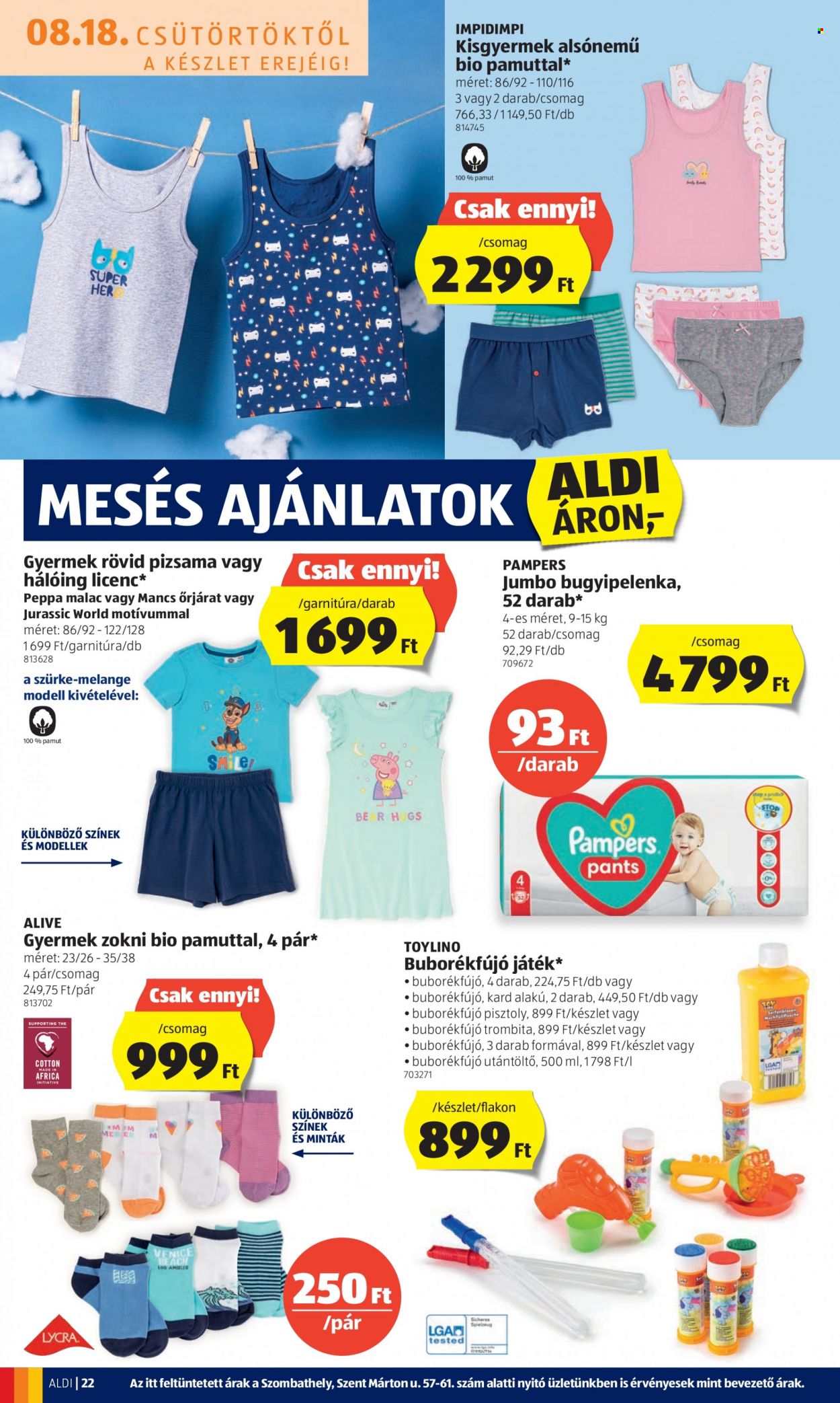Aldi akciós újságok - 2022.08.18 - 2022.08.24. Oldal 22
