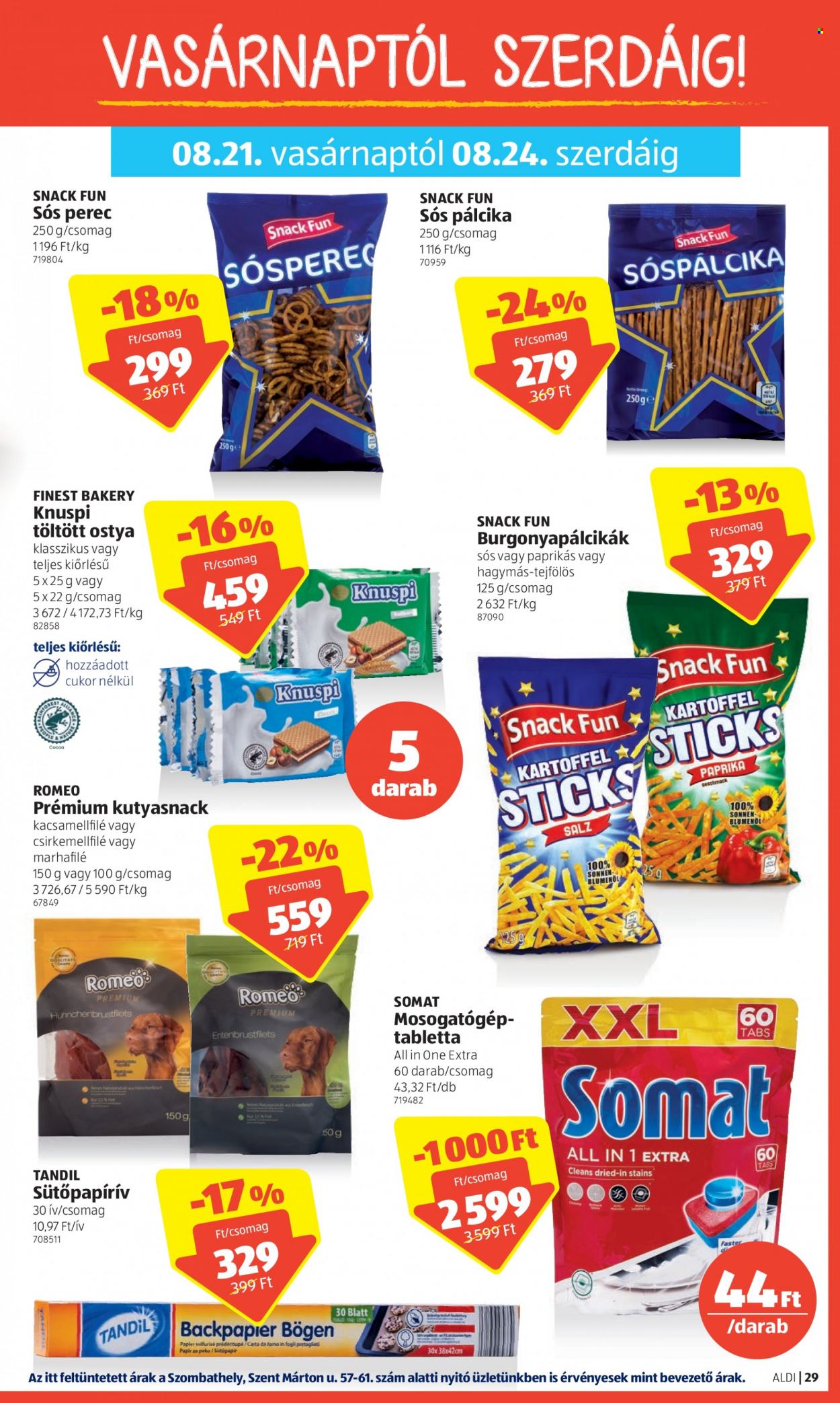 Aldi akciós újságok - 2022.08.18 - 2022.08.24. Oldal 29