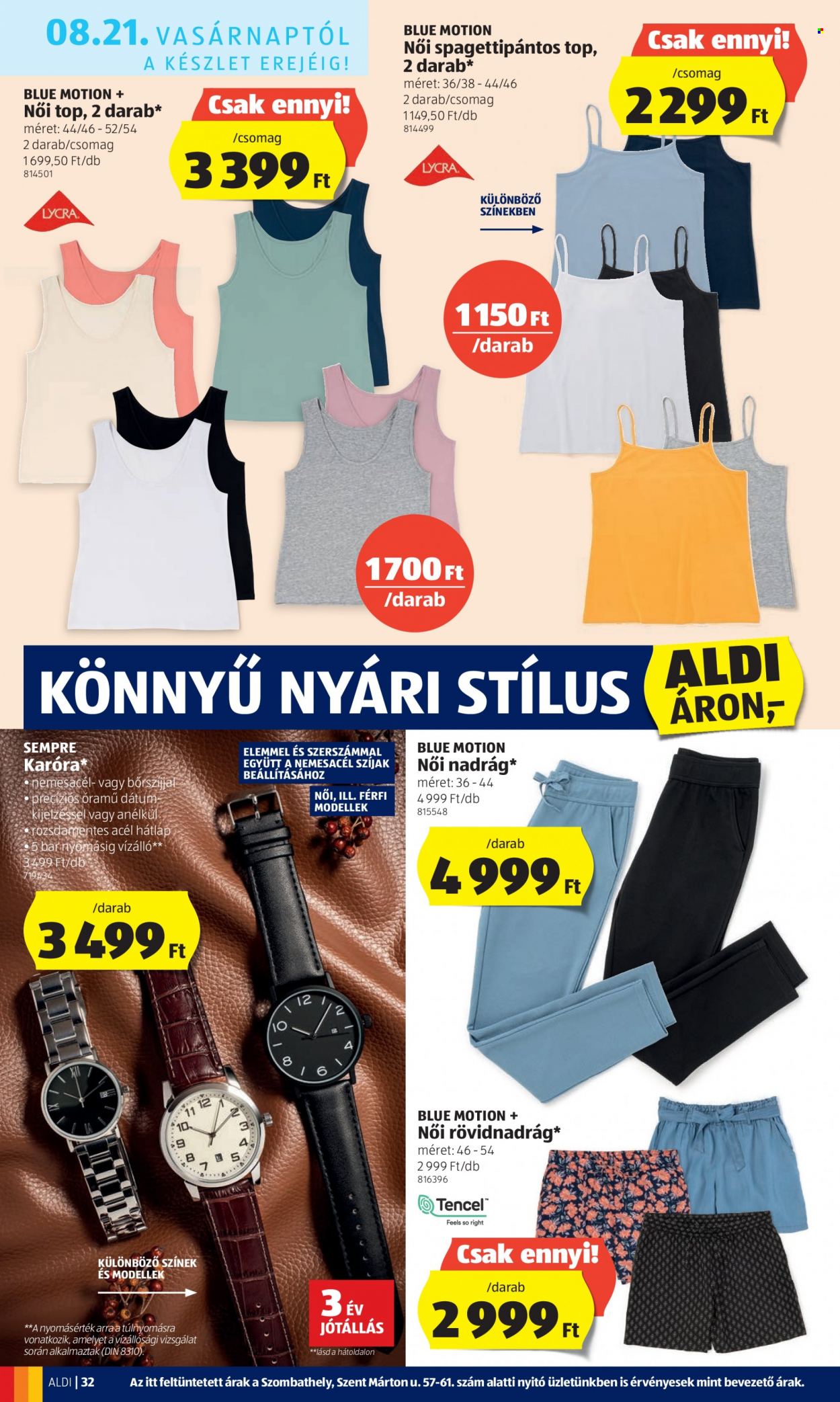 Aldi akciós újságok - 2022.08.18 - 2022.08.24. Oldal 32