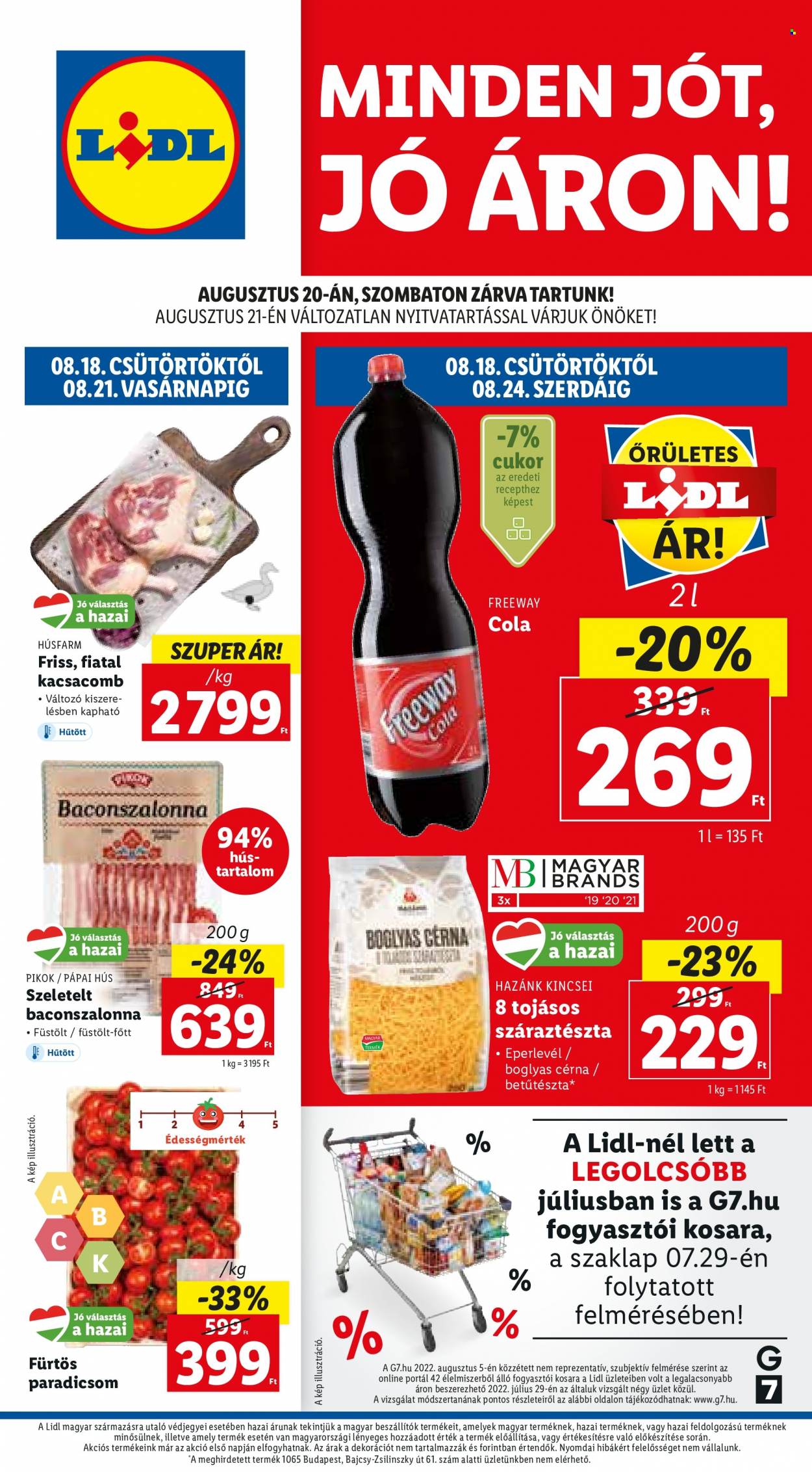 Lidl akciós újságok - 2022.08.18 - 2022.08.24. Oldal 1