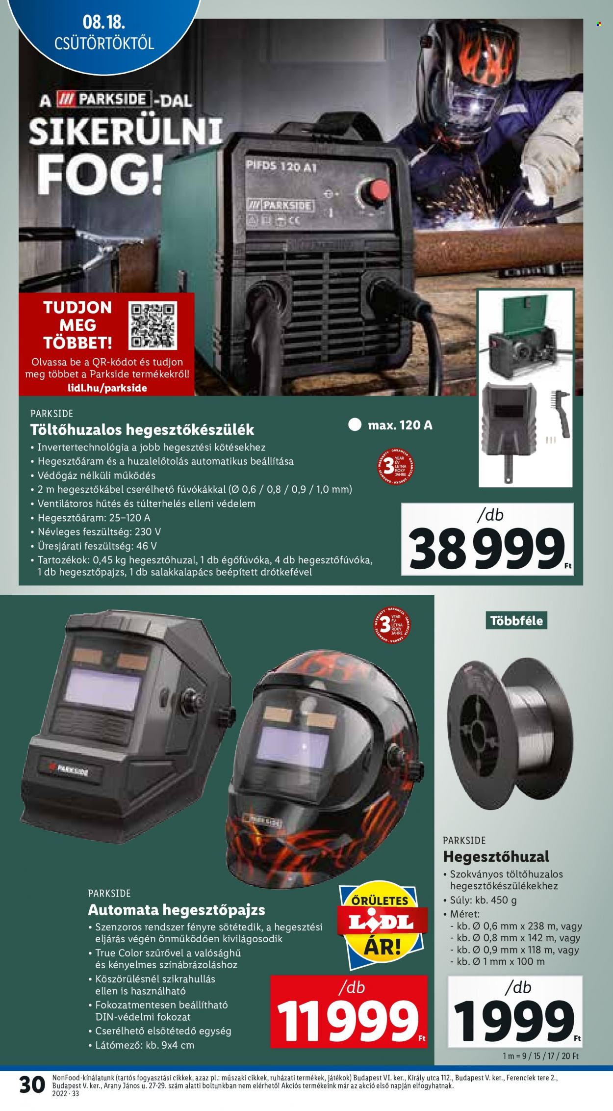 Lidl akciós újságok - 2022.08.18 - 2022.08.24. Oldal 30