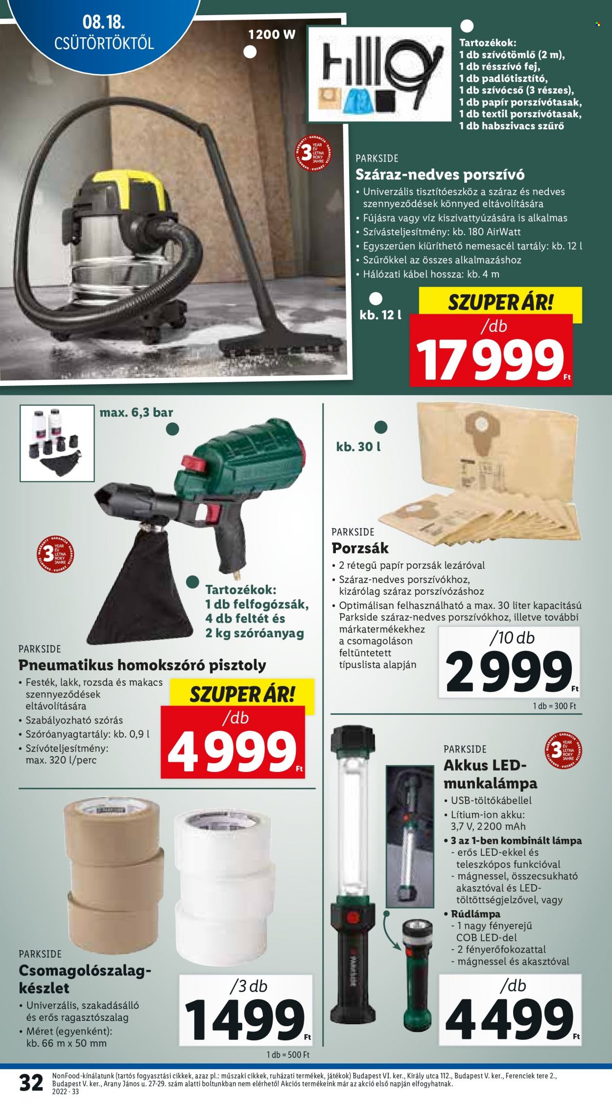Lidl akciós újságok - 2022.08.18 - 2022.08.24. Oldal 32