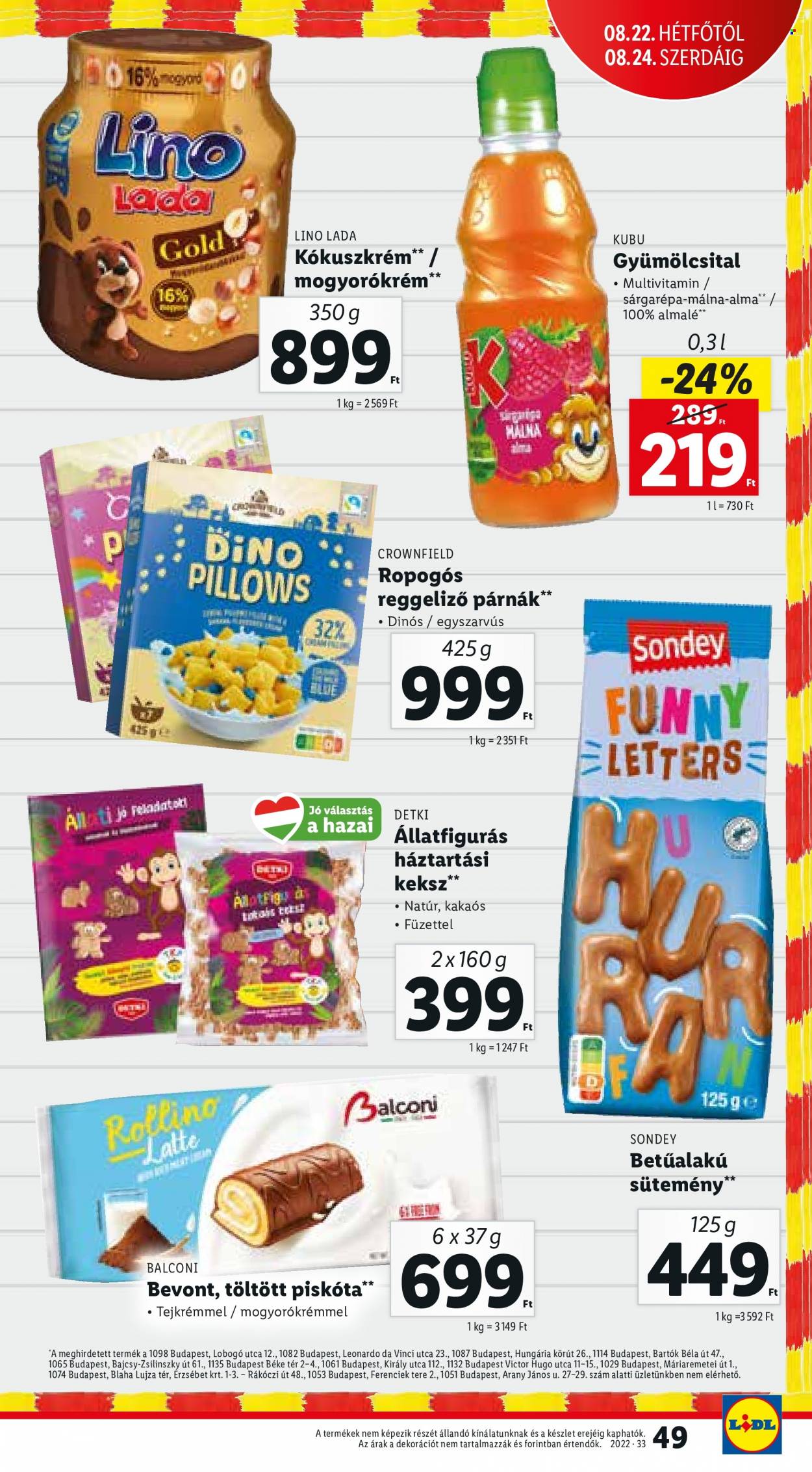 Lidl akciós újságok - 2022.08.18 - 2022.08.24. Oldal 49