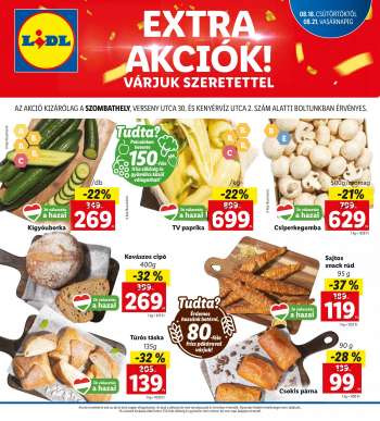 Újság Lidl - 2022.08.18 - 2022.08.21.