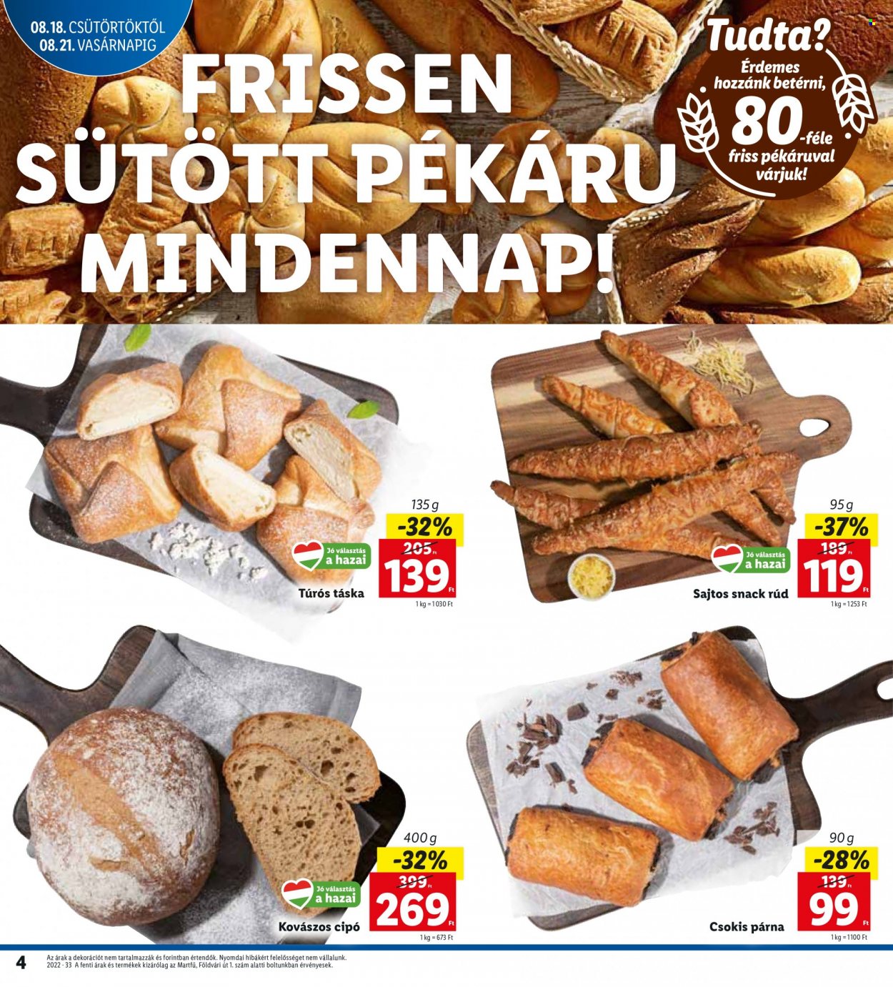 Lidl akciós újságok - 2022.08.18 - 2022.08.21. Oldal 4