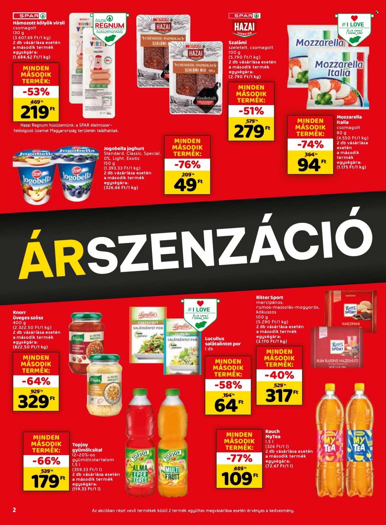 SPAR akciós újságok - 2022.08.18 - 2022.08.24. Oldal 2