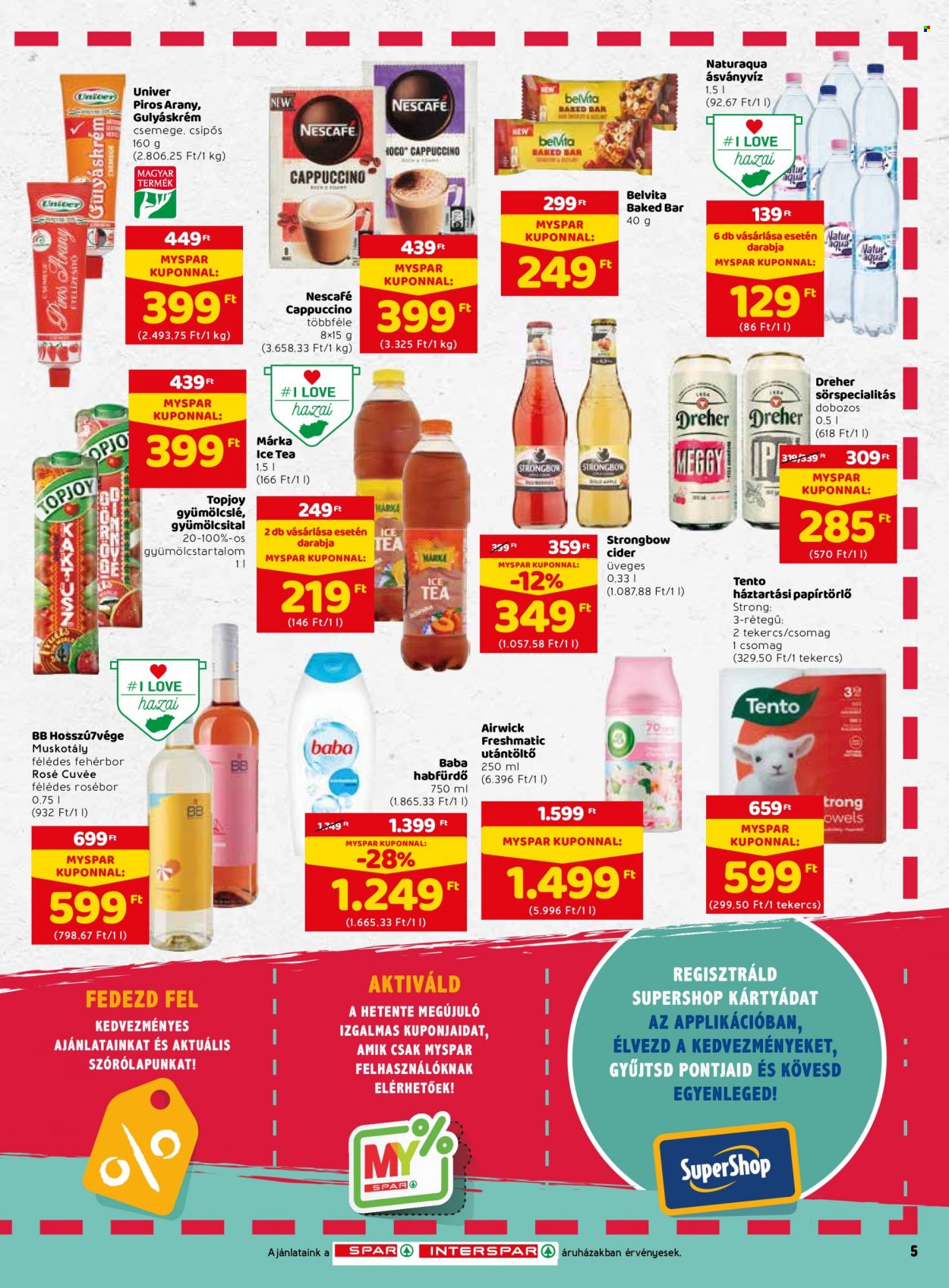 SPAR akciós újságok - 2022.08.18 - 2022.08.24. Oldal 5