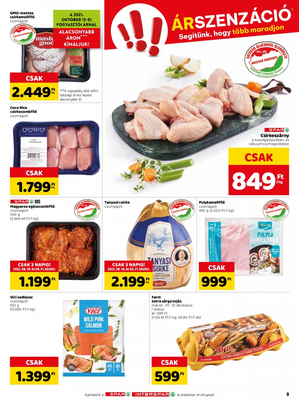 SPAR akciós újságok - 2022.08.18 - 2022.08.24. Oldal 11
