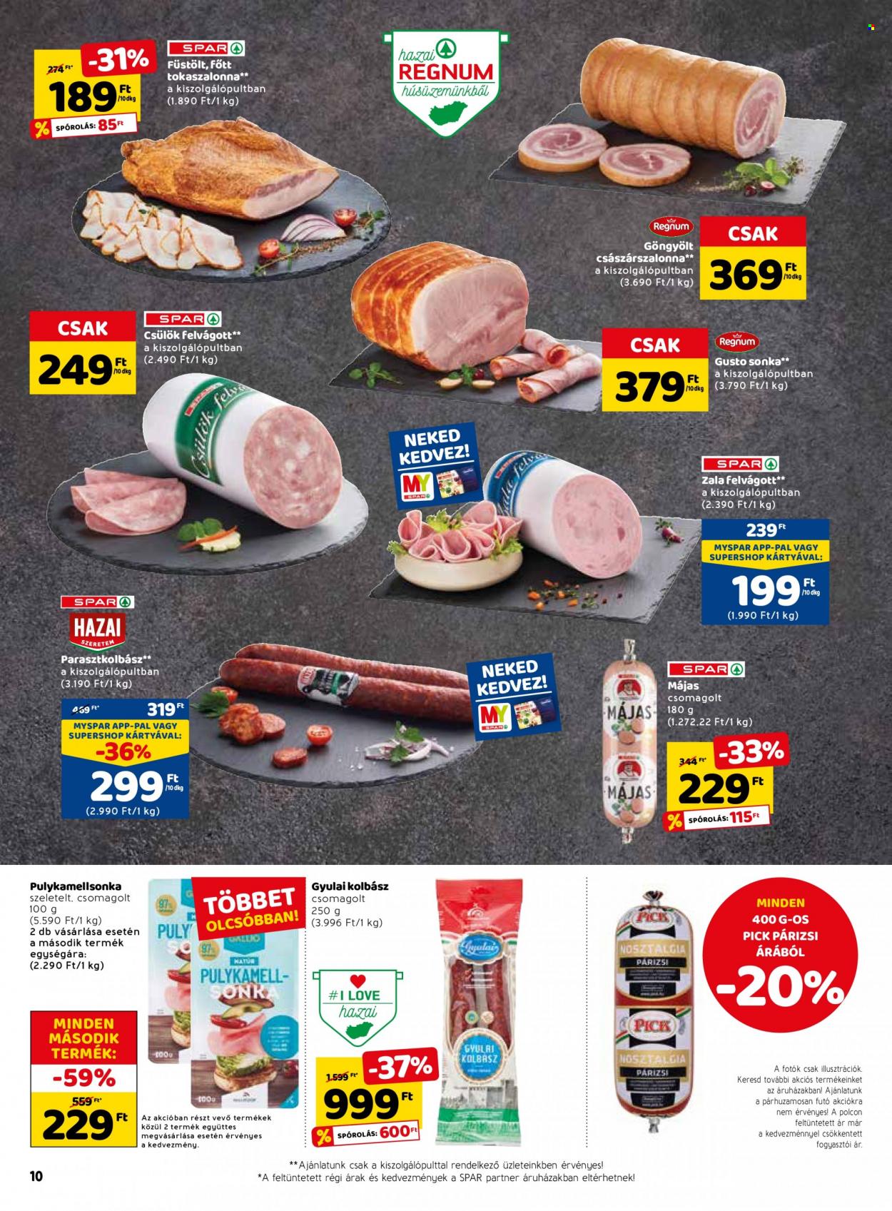 SPAR akciós újságok - 2022.08.18 - 2022.08.24. Oldal 12