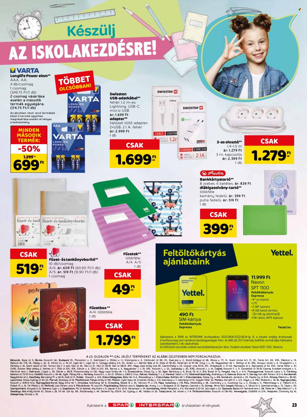 SPAR akciós újságok - 2022.08.18 - 2022.08.24. Oldal 31