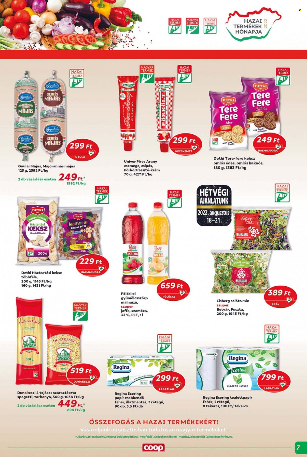 Coop akciós újságok - 2022.08.17 - 2022.08.23. Oldal 7