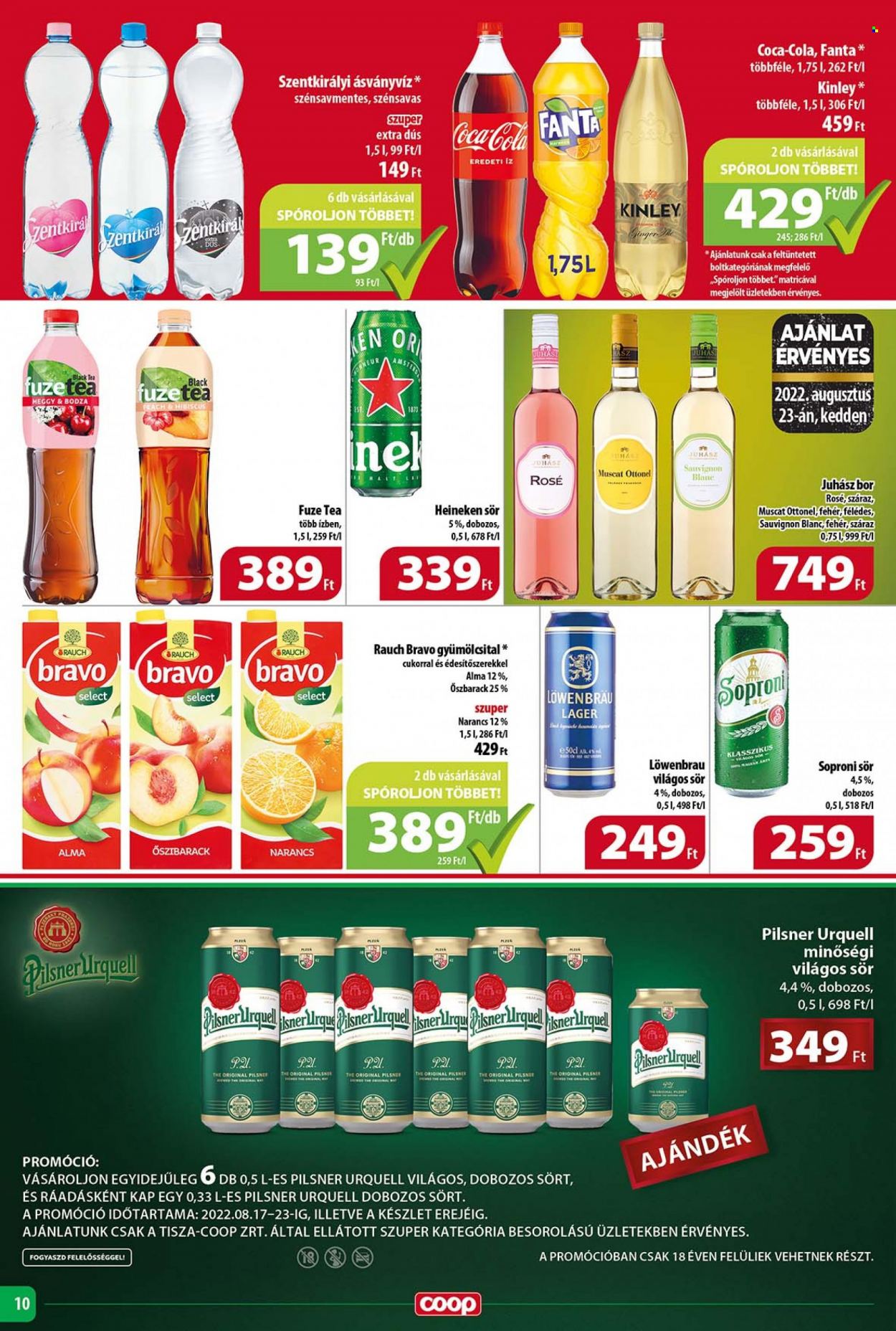 Coop akciós újságok - 2022.08.17 - 2022.08.23. Oldal 10
