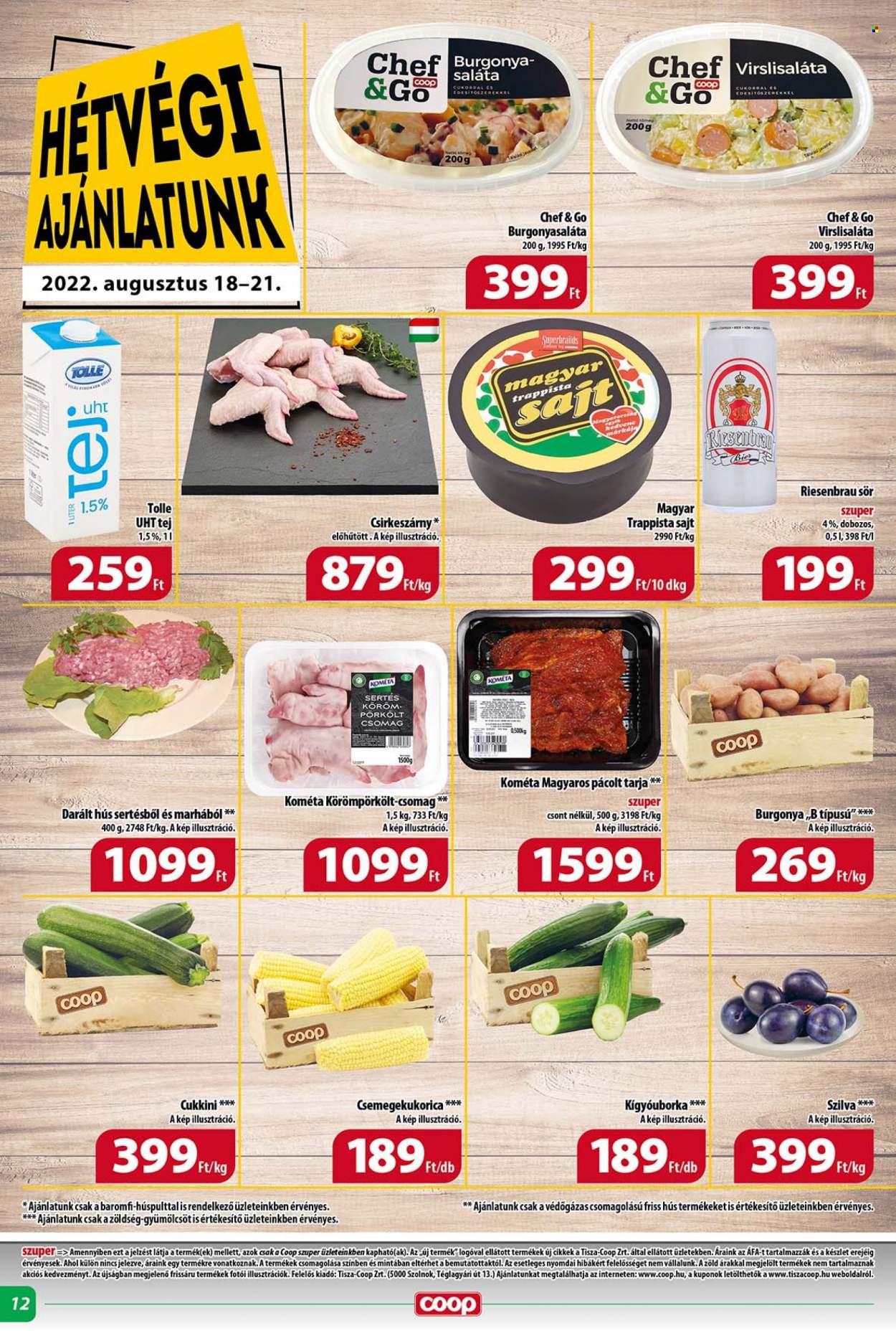 Coop akciós újságok - 2022.08.17 - 2022.08.23. Oldal 12