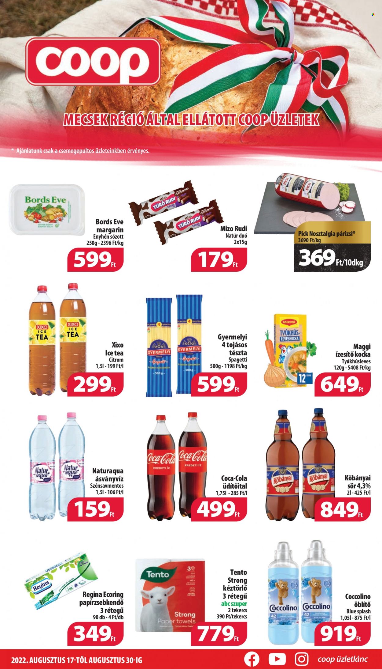 Coop akciós újságok - 2022.08.17 - 2022.08.30. Oldal 1