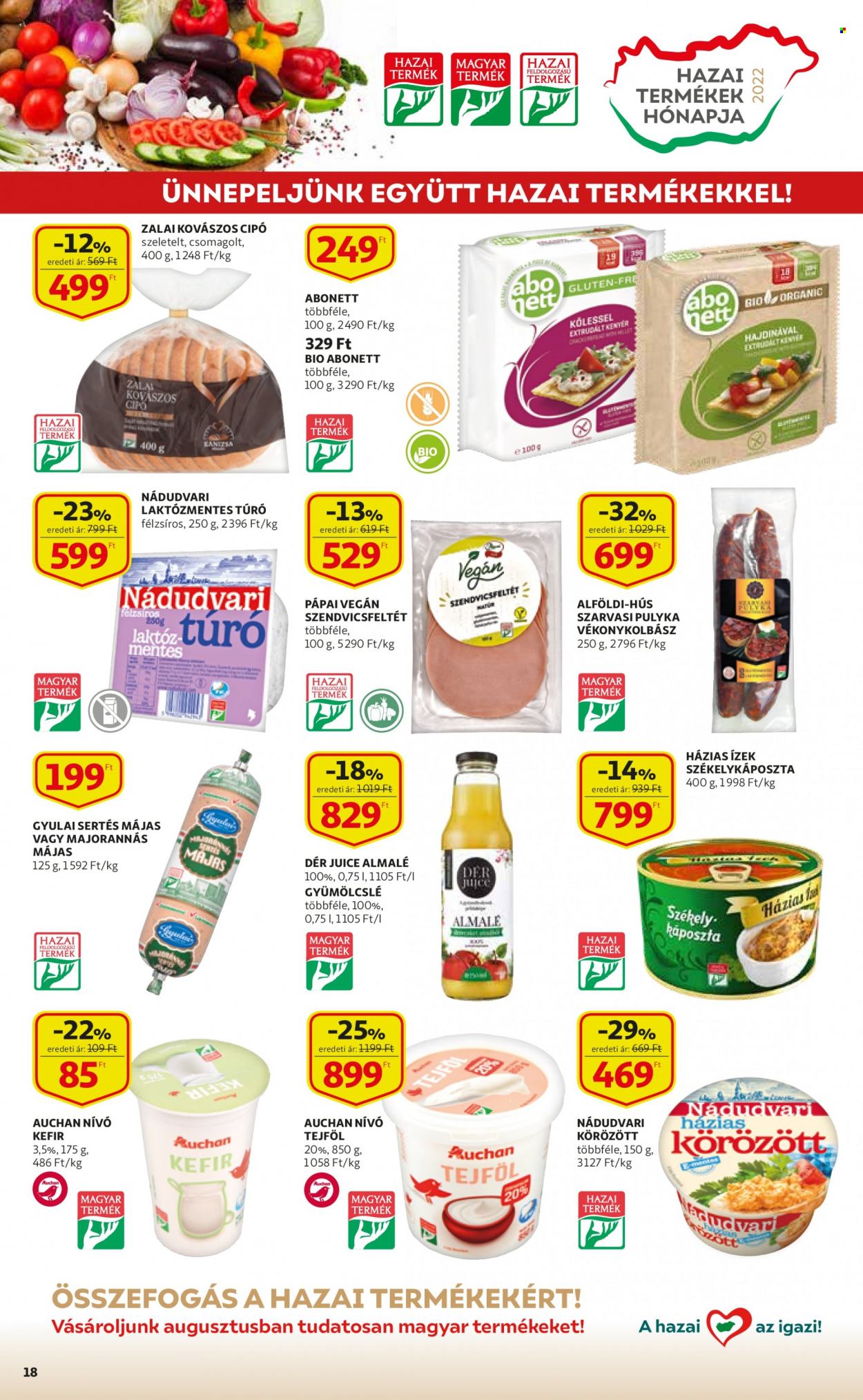 Auchan akciós újságok - 2022.08.18 - 2022.08.24. Oldal 18