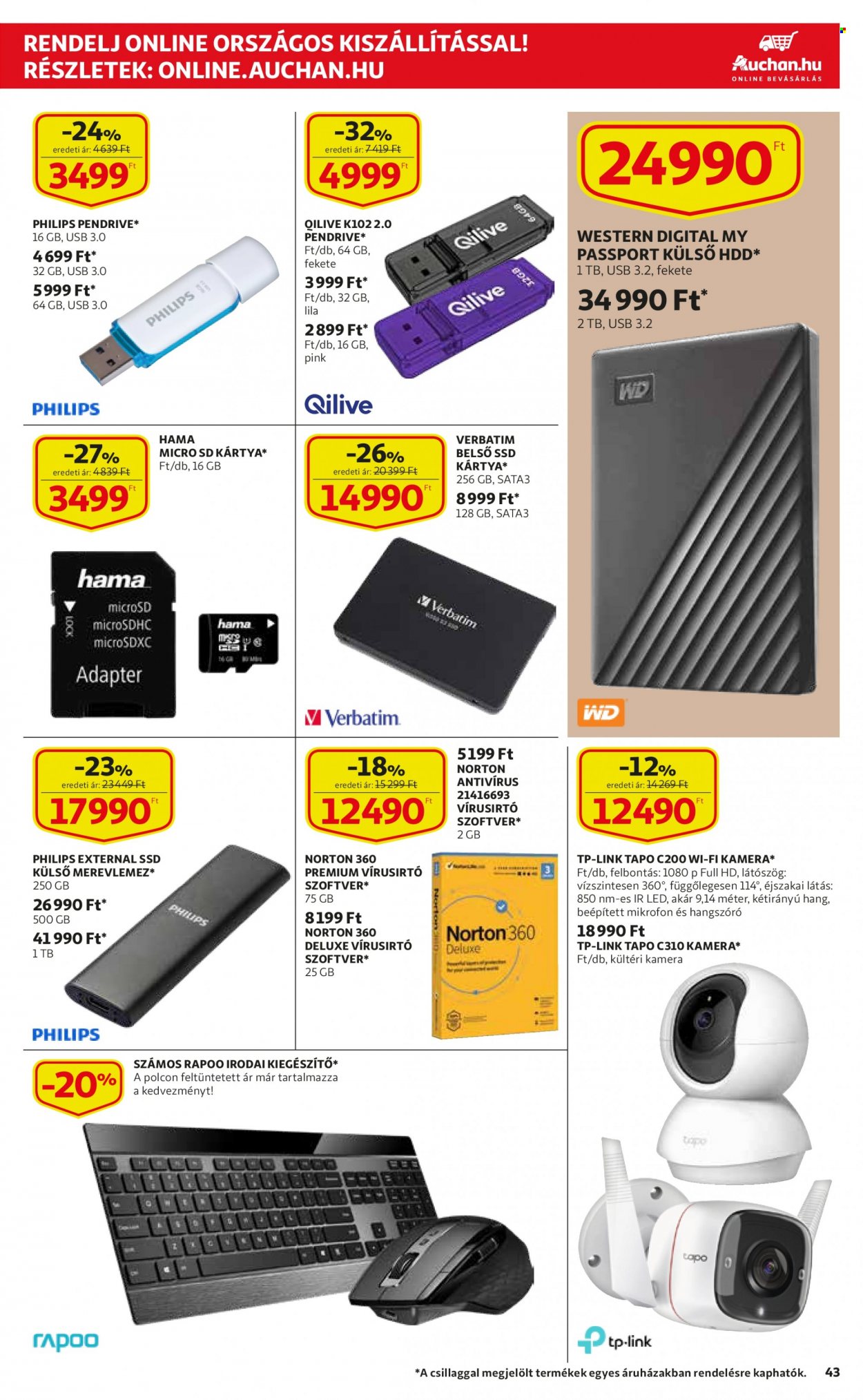 Auchan akciós újságok - 2022.08.18 - 2022.08.24. Oldal 43