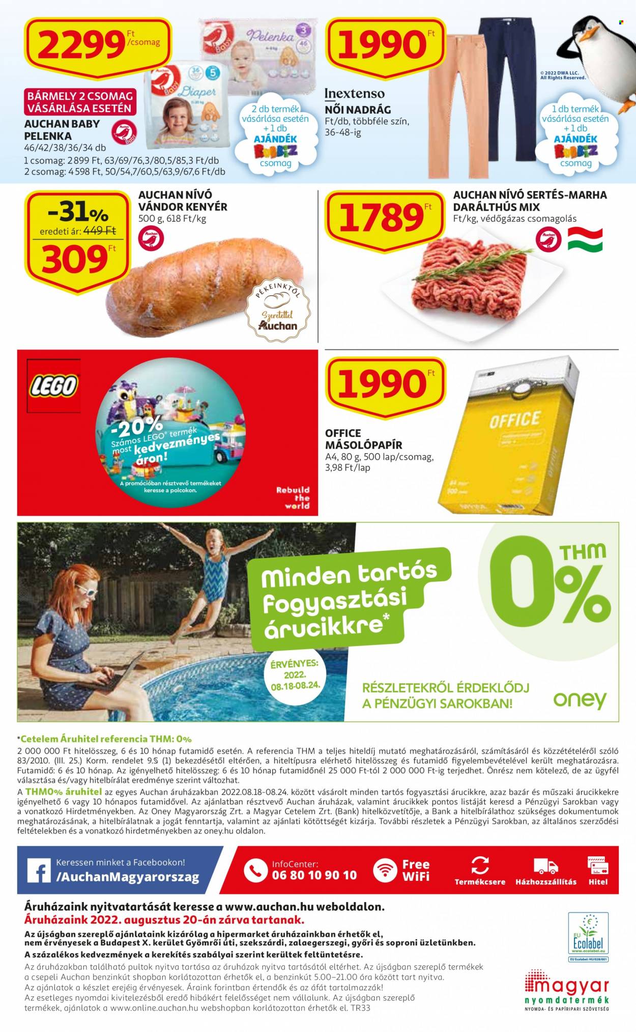 Auchan akciós újságok - 2022.08.18 - 2022.08.24. Oldal 50
