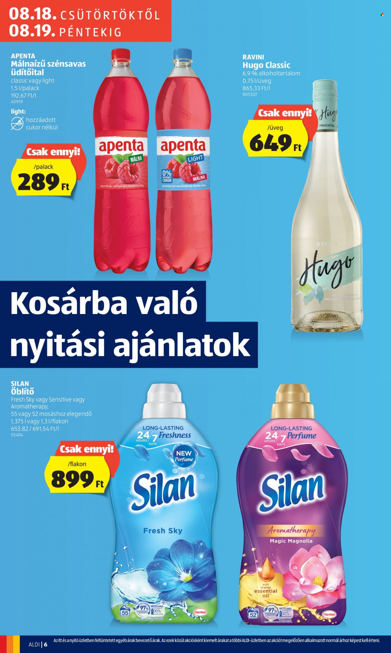Aldi akciós újságok - 2022.08.18 - 2022.08.19. Oldal 6