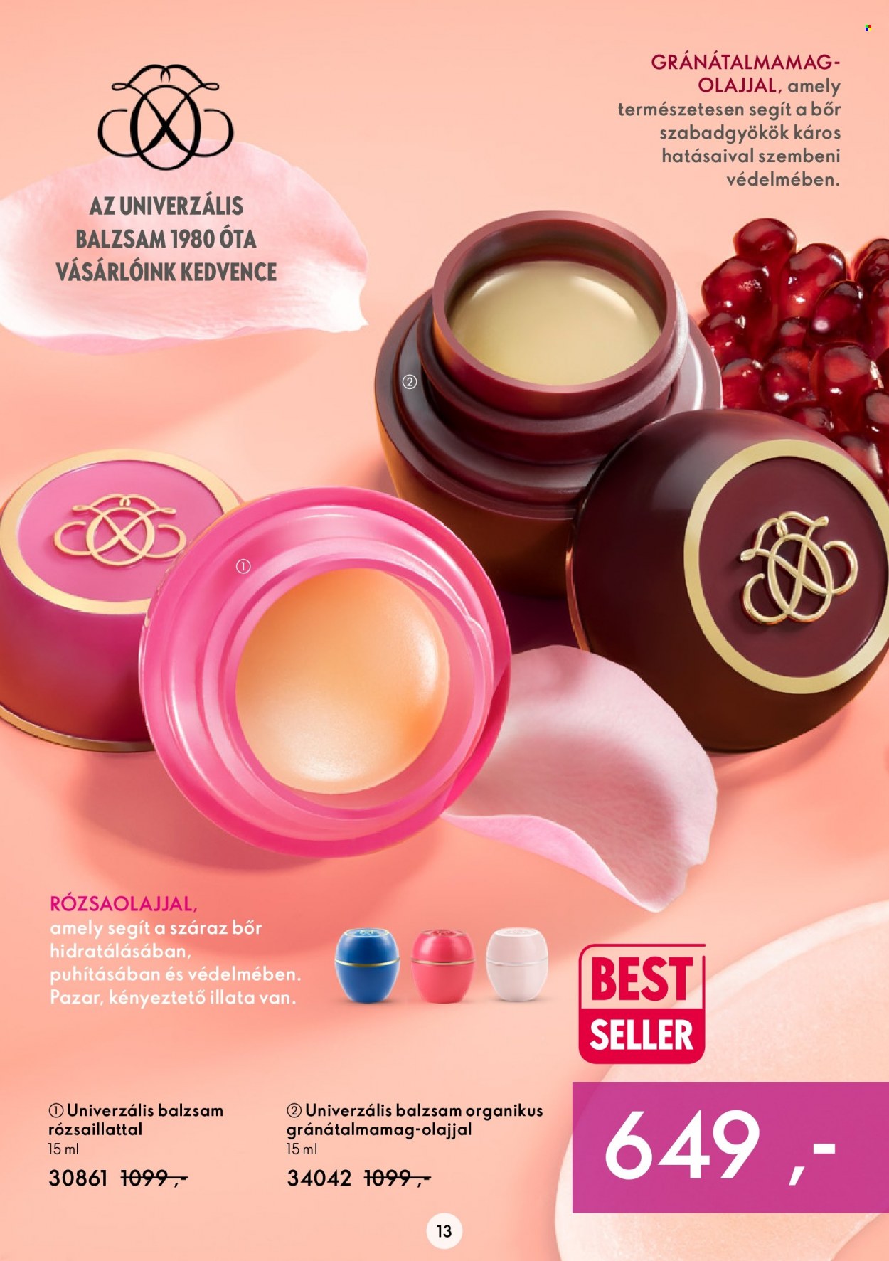 Oriflame akciós újságok - 2022.08.17 - 2022.09.06. Oldal 13