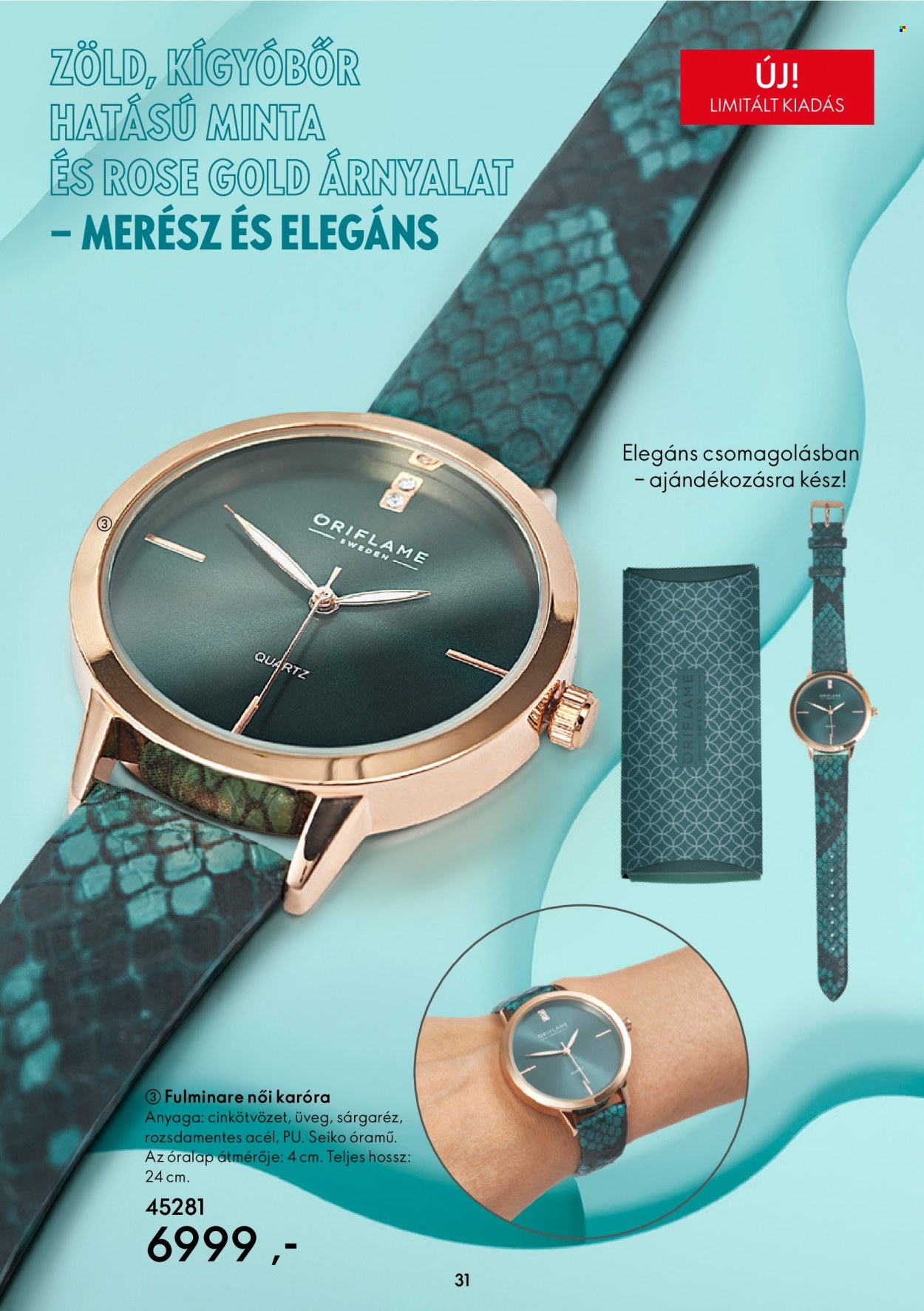 Oriflame akciós újságok - 2022.08.17 - 2022.09.06. Oldal 31