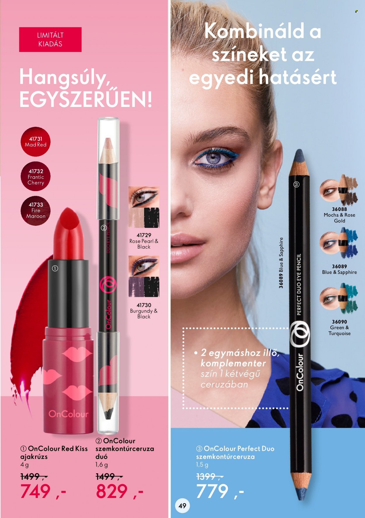 Oriflame akciós újságok - 2022.08.17 - 2022.09.06. Oldal 49