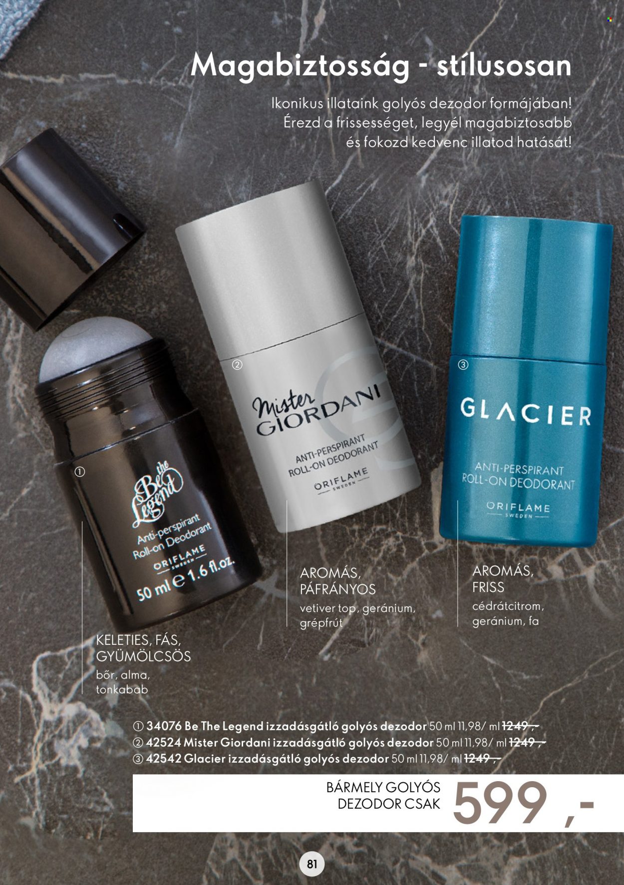 Oriflame akciós újságok - 2022.08.17 - 2022.09.06. Oldal 81