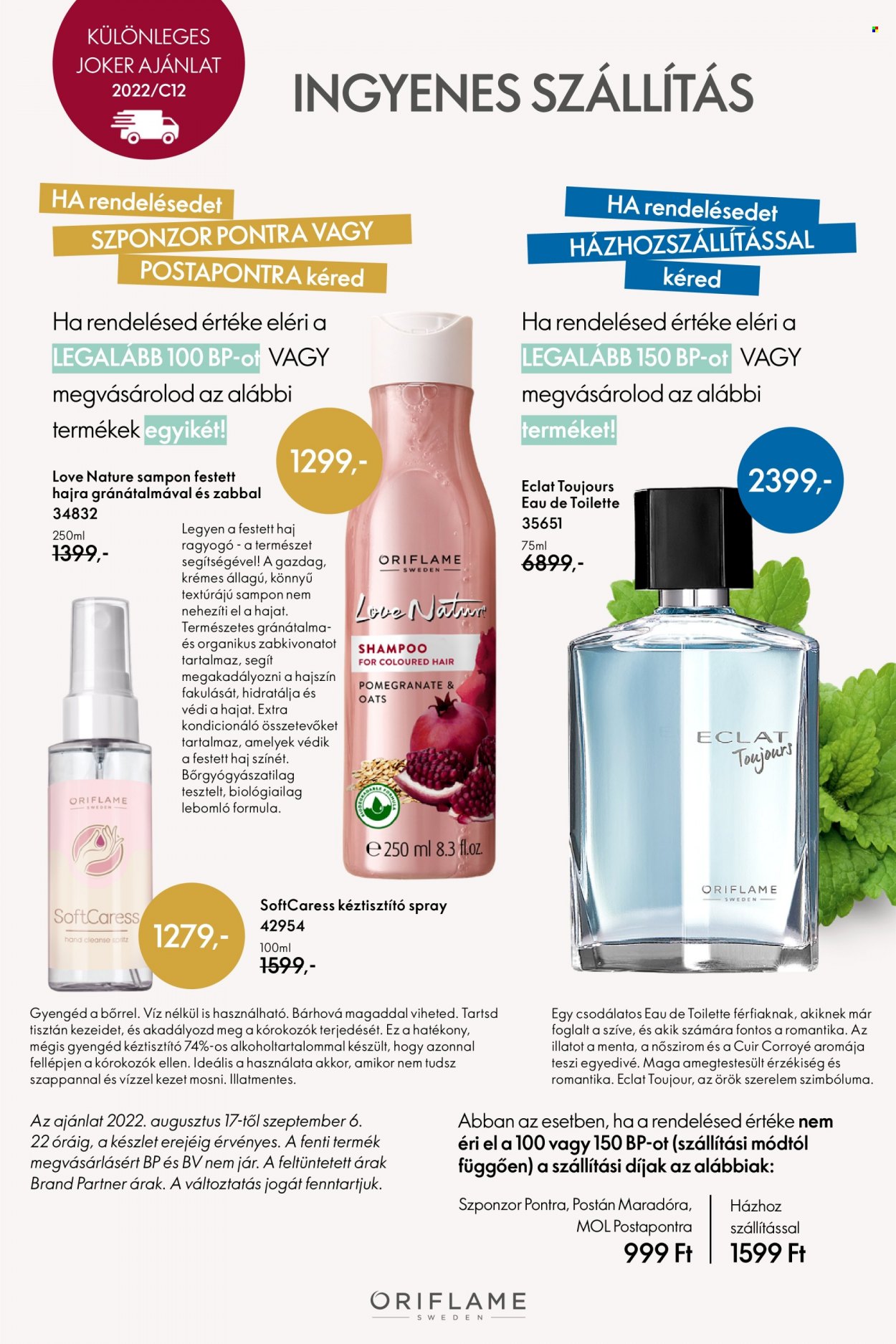 Oriflame akciós újságok - 2022.08.17 - 2022.09.06. Oldal 1