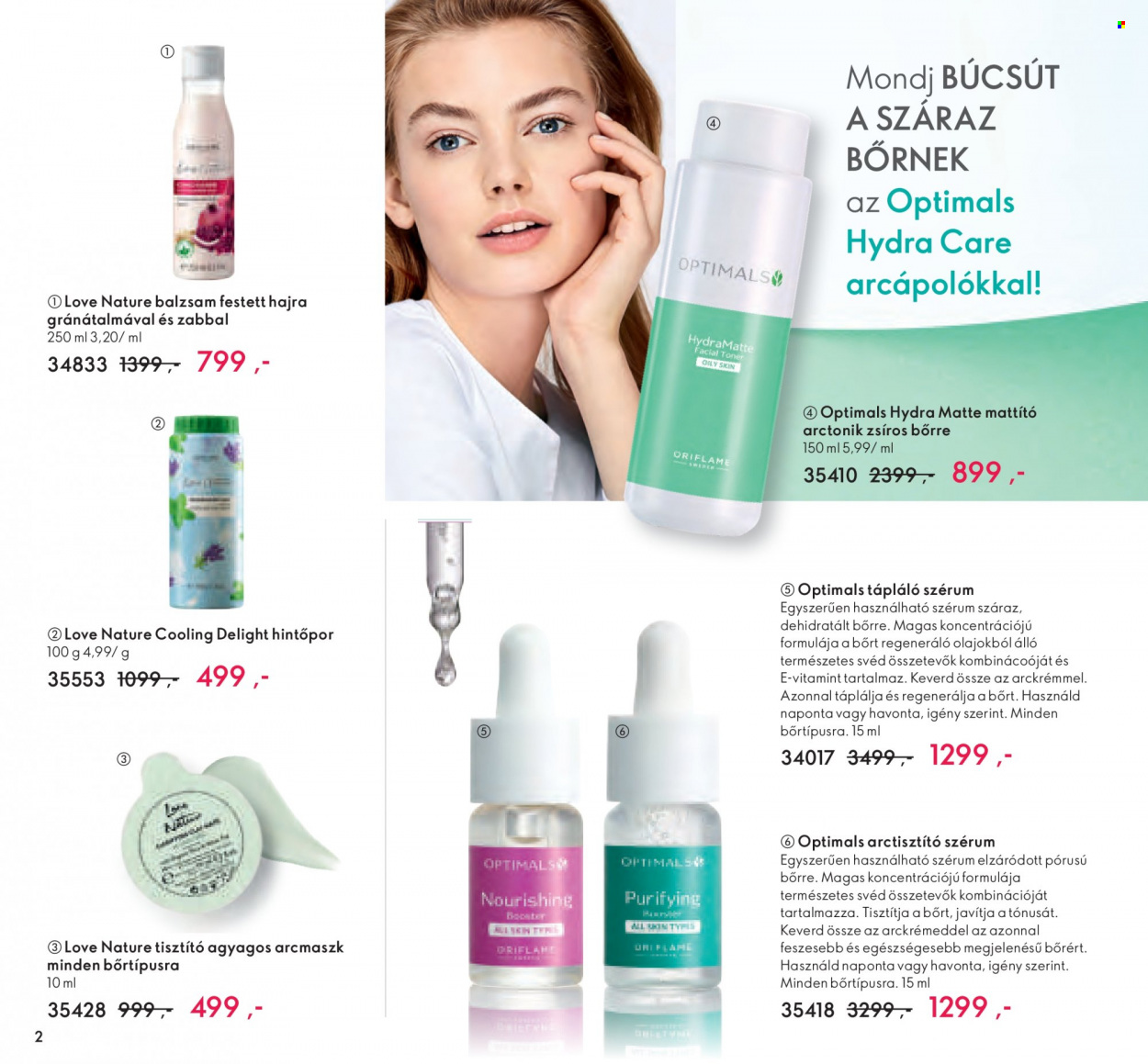 Oriflame akciós újságok - 2022.08.17 - 2022.09.06. Oldal 2